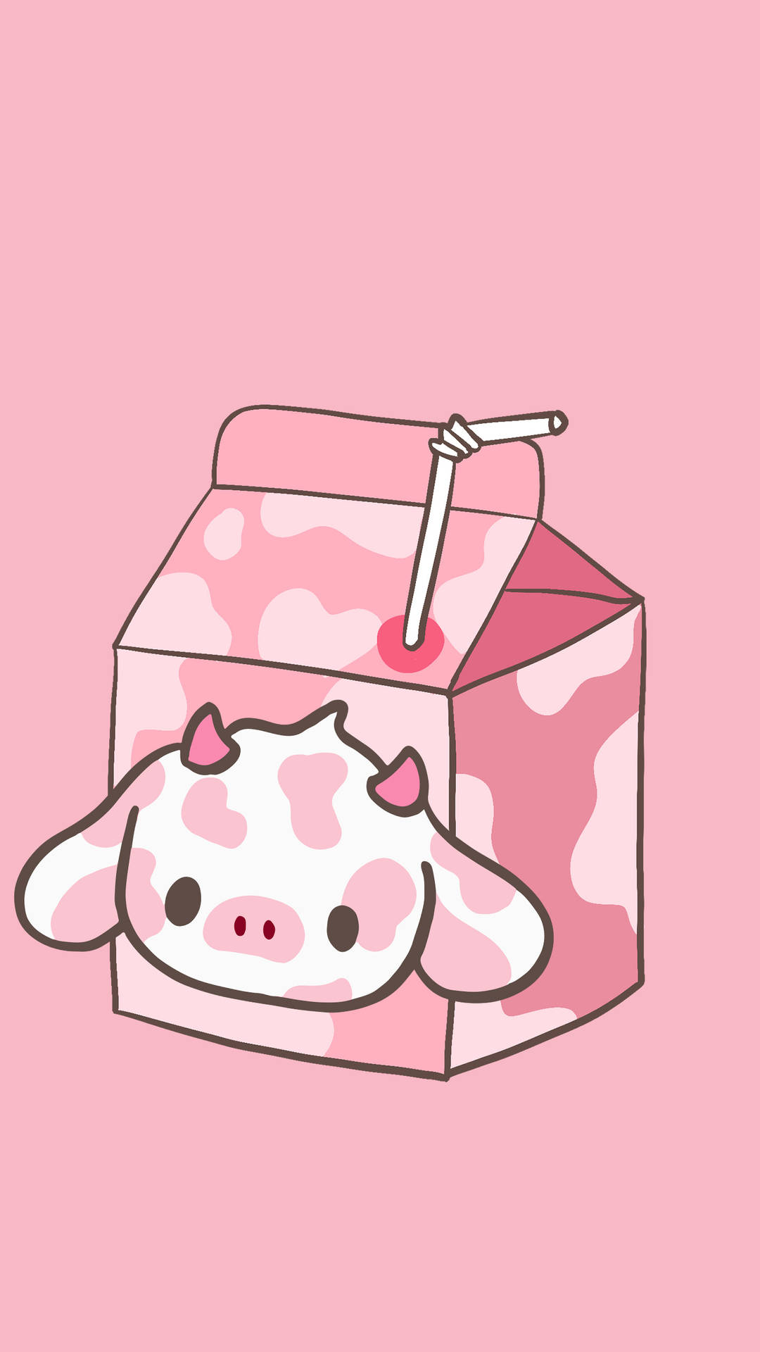 Cute Strawberry Cow Wallpapers Wallpaper Cave