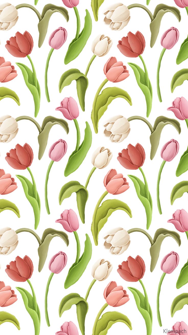 Tulips Art Wallpapers Wallpaper Cave