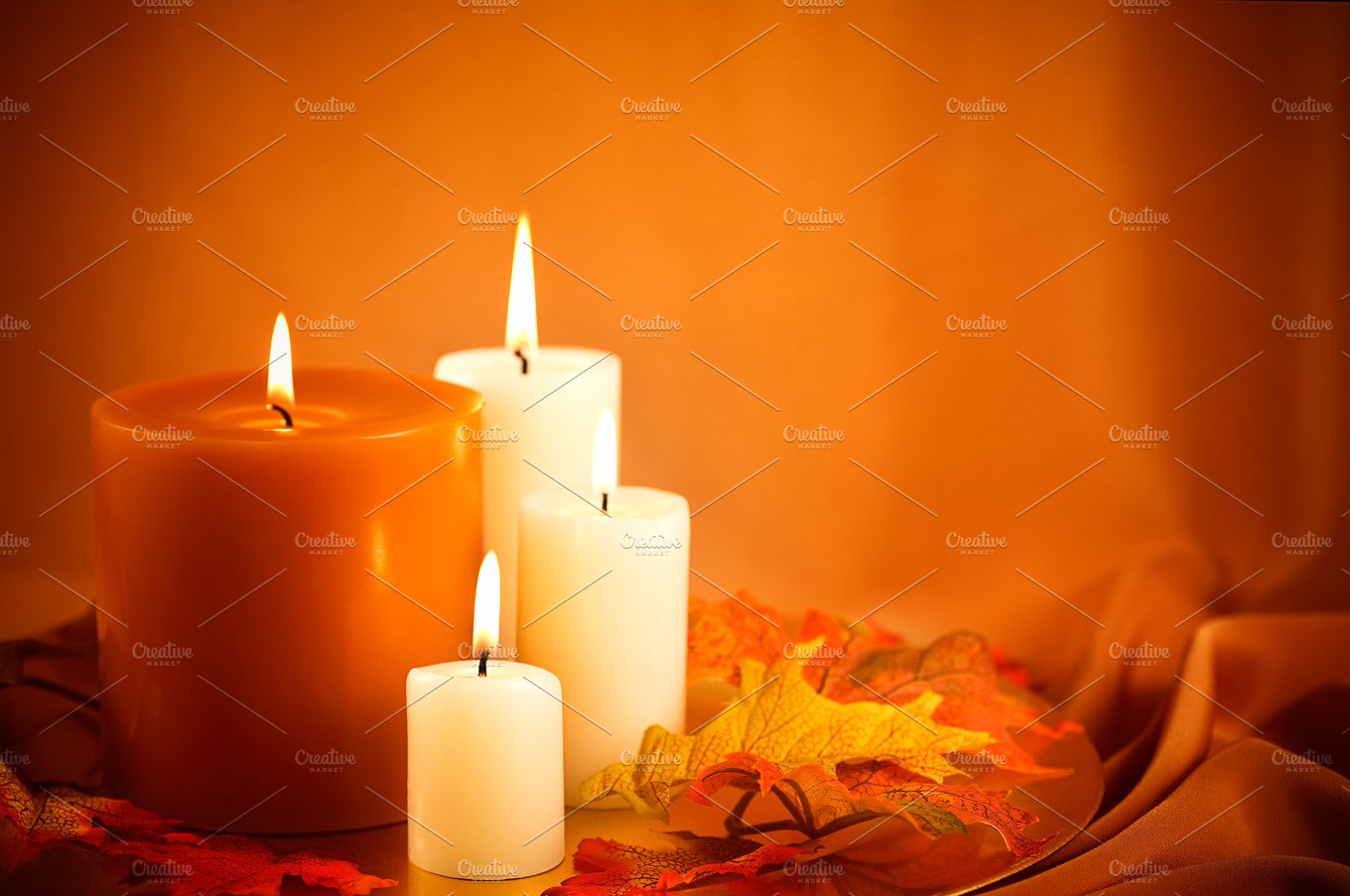 Autumn Candles Wallpapers Wallpaper Cave