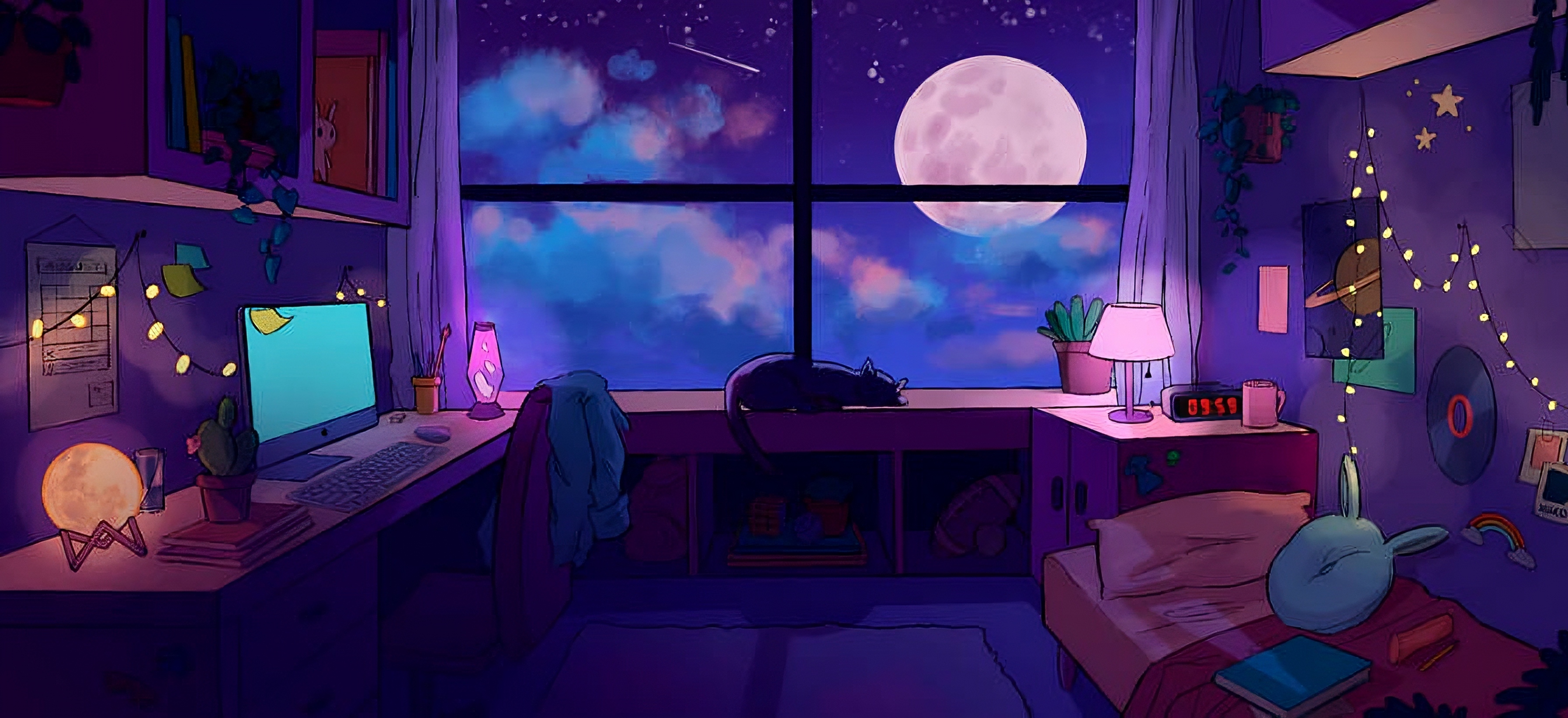 Lofi Cartoon Wallpapers Wallpaper Cave