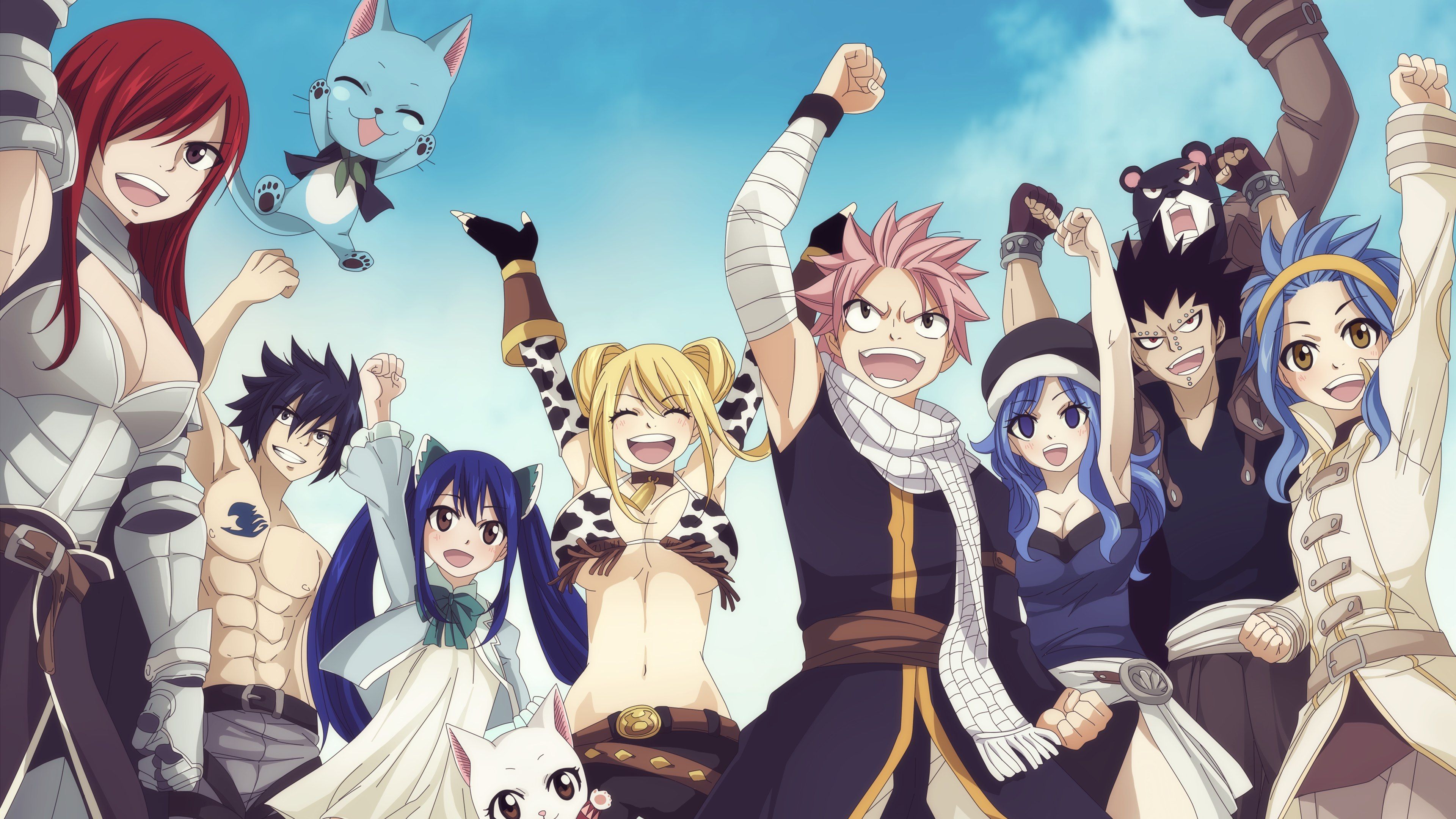 4k Fairy Tail Wallpapers Wallpaper Cave