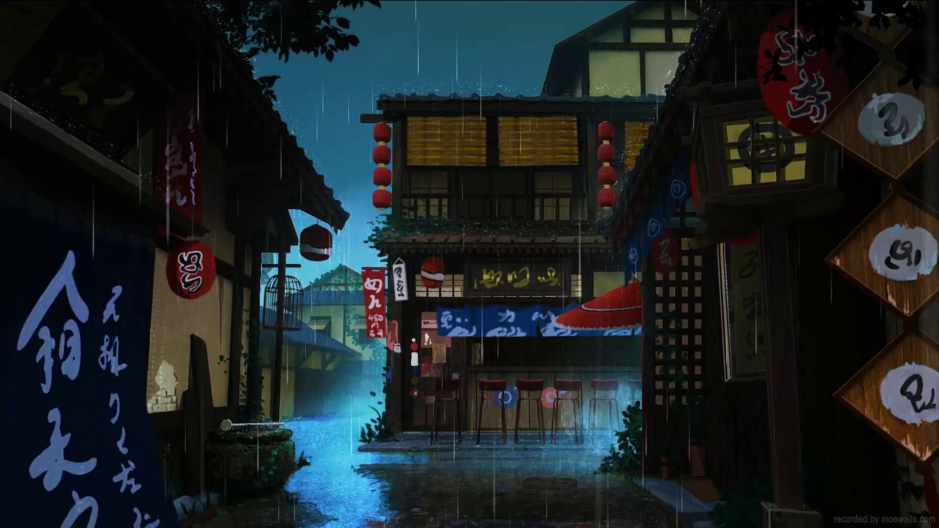 Japanese Rain Wallpapers Wallpaper Cave