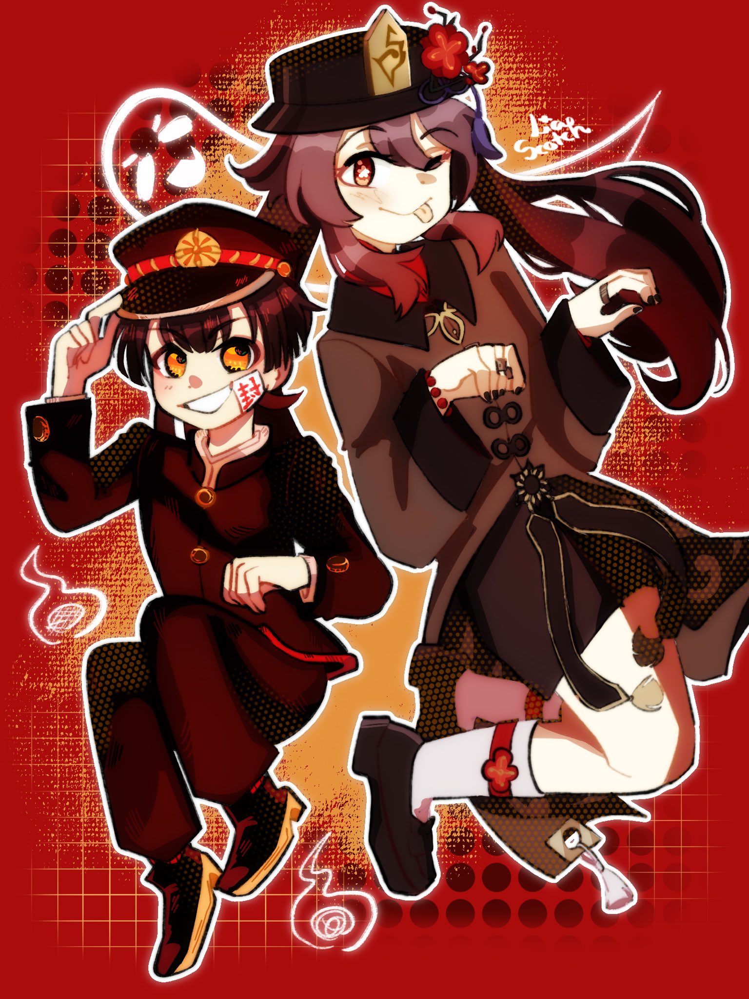 Hu Tao And Hanako Wallpapers Wallpaper Cave