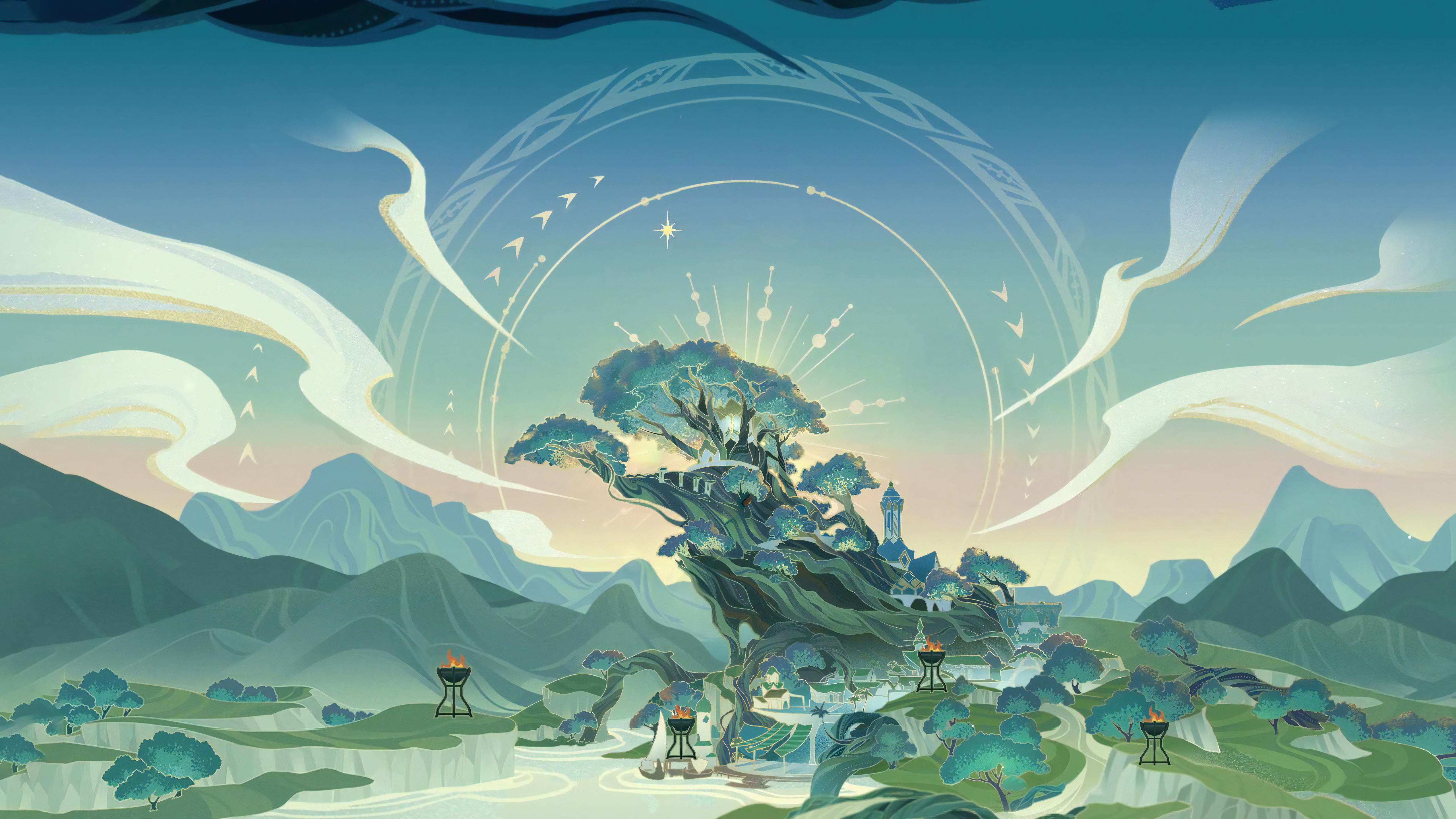 Genshin Impact Elements Wallpapers Wallpaper Cave