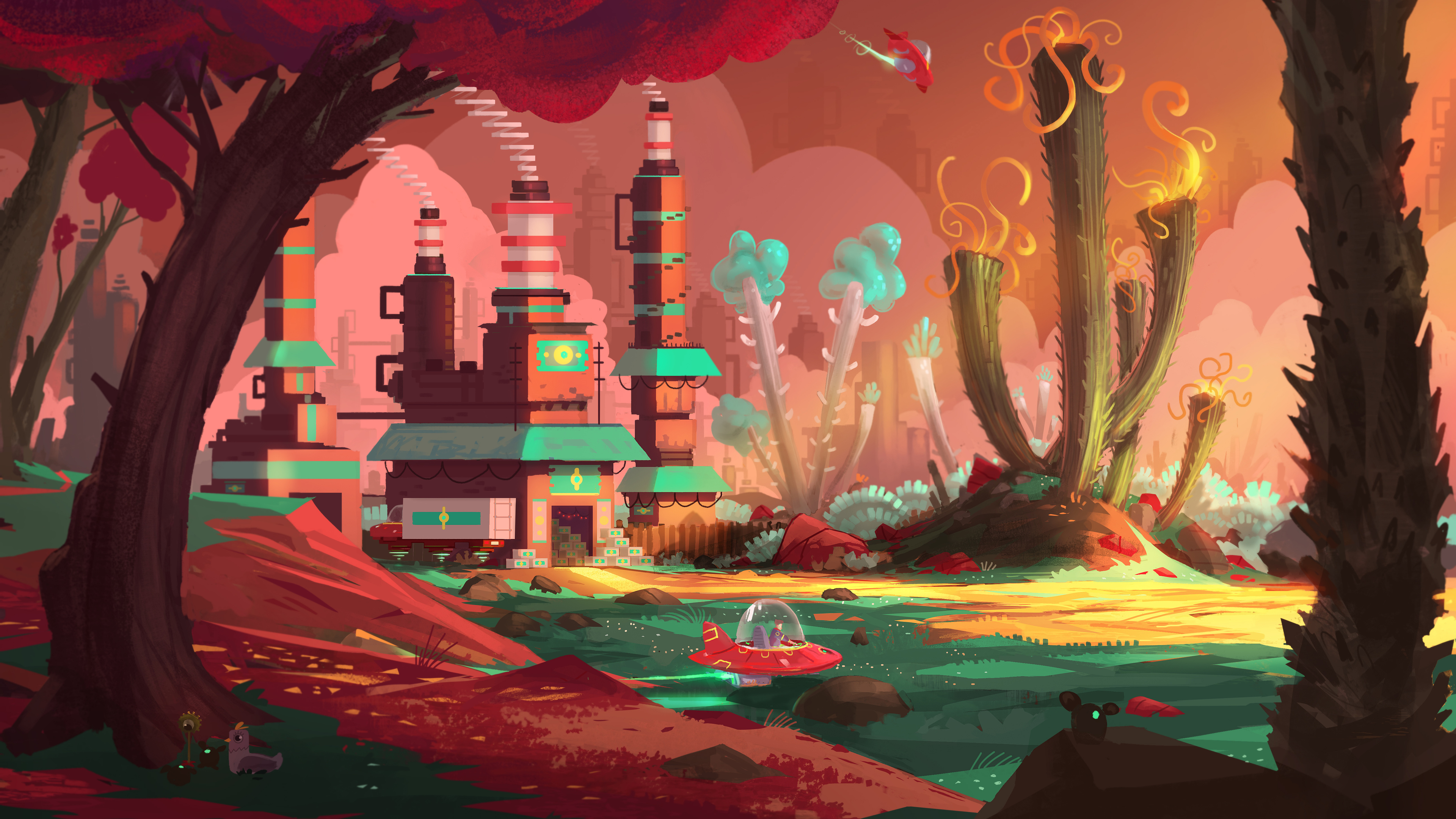 Digital Painting Concept Art Wallpaper