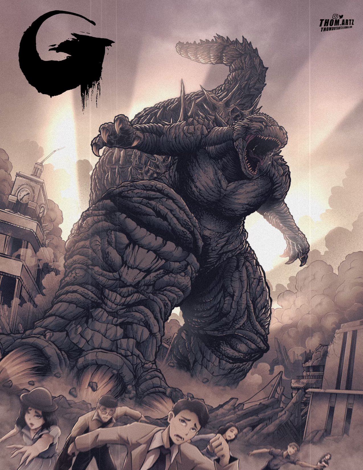 Godzilla Minus One Wallpapers Wallpaper Cave