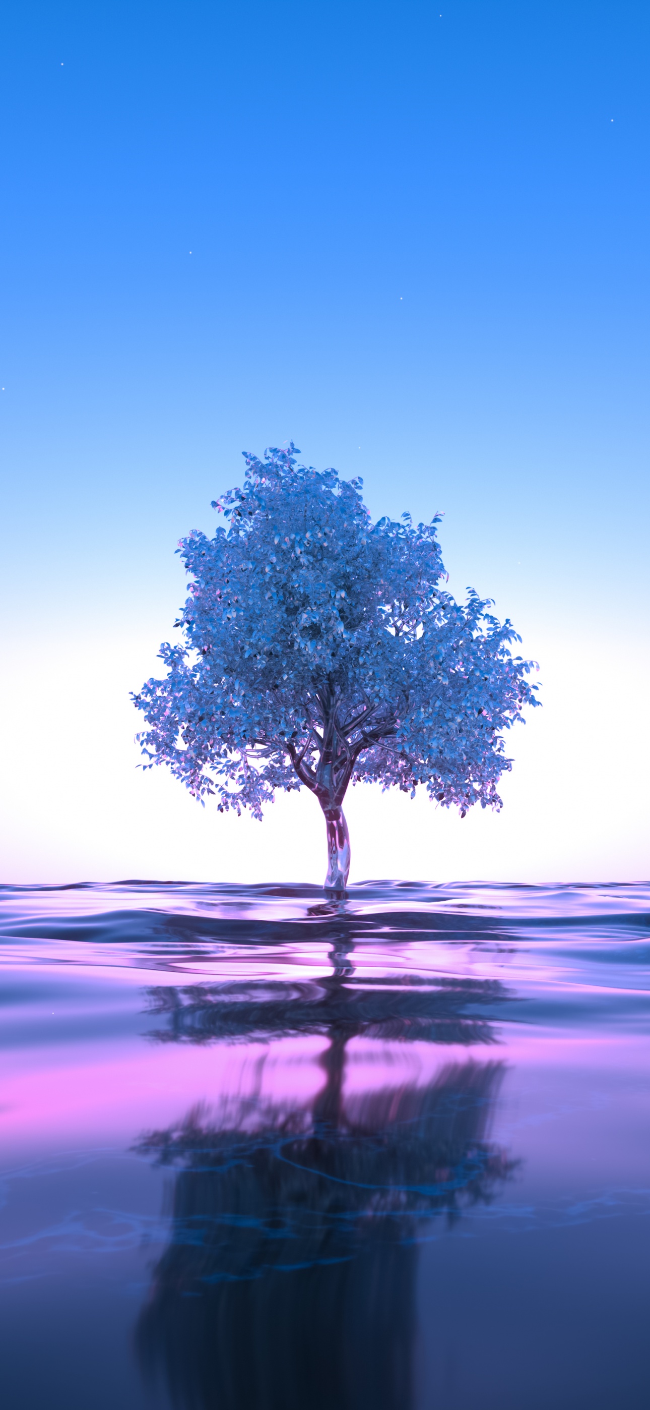 Blue Tree Wallpapers Wallpaper Cave