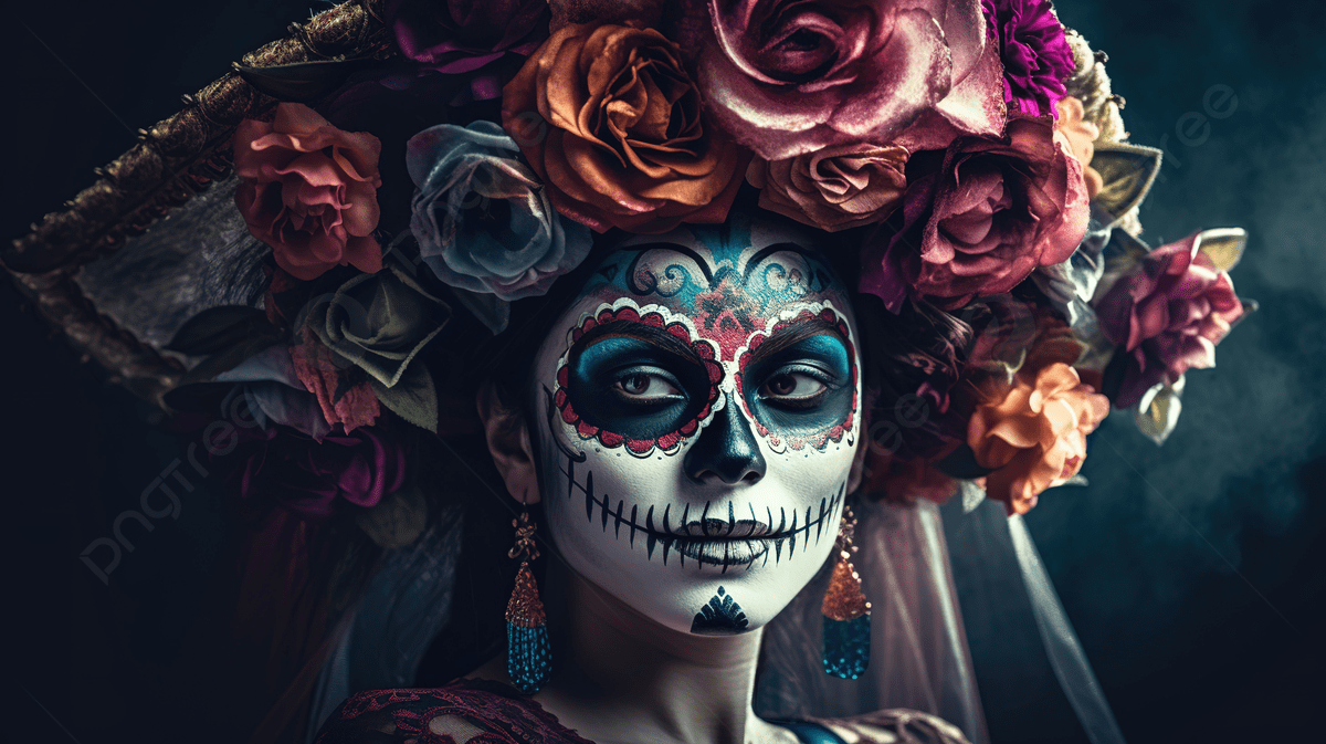 Day Of The Dead Girl Skull Wallpapers Wallpaper Cave
