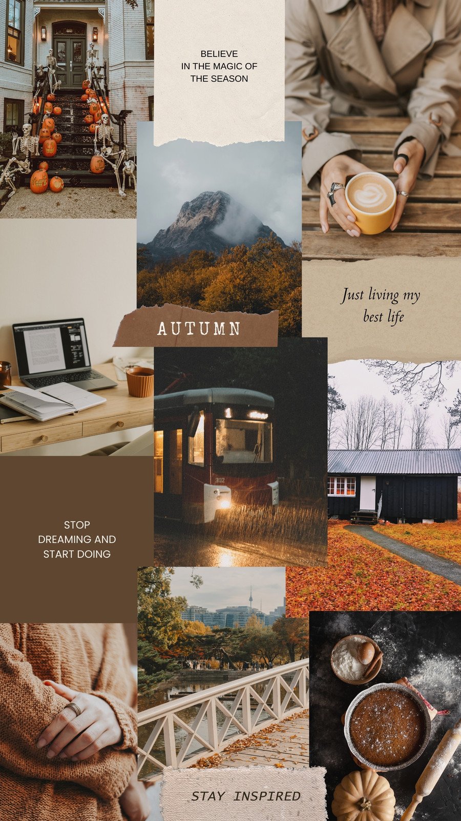 Fall Collage iPhone Wallpapers Wallpaper Cave