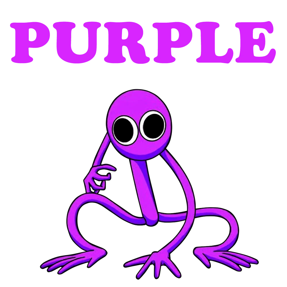 Rainbow Friends Purple Wallpapers Wallpaper Cave