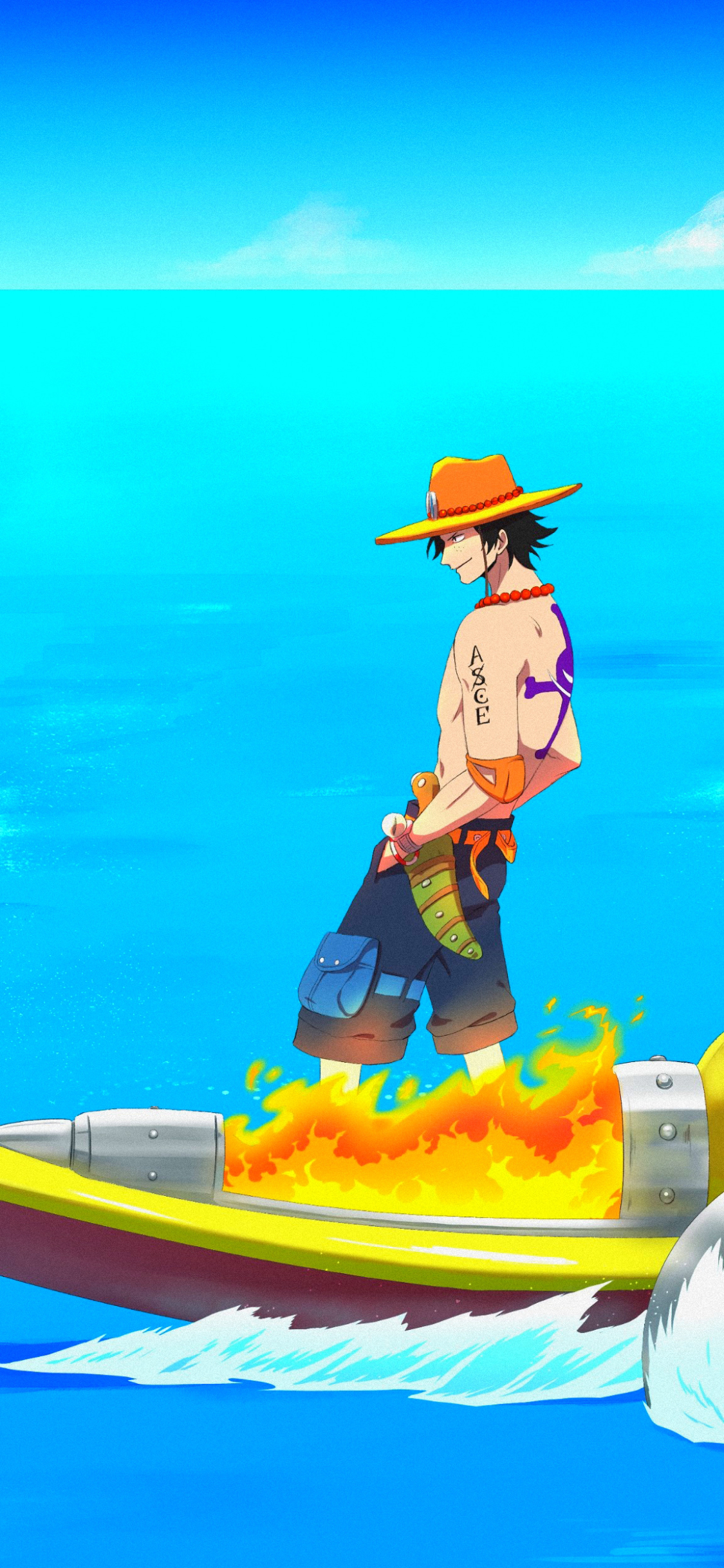 One Piece Ace iPhone Wallpapers Wallpaper Cave