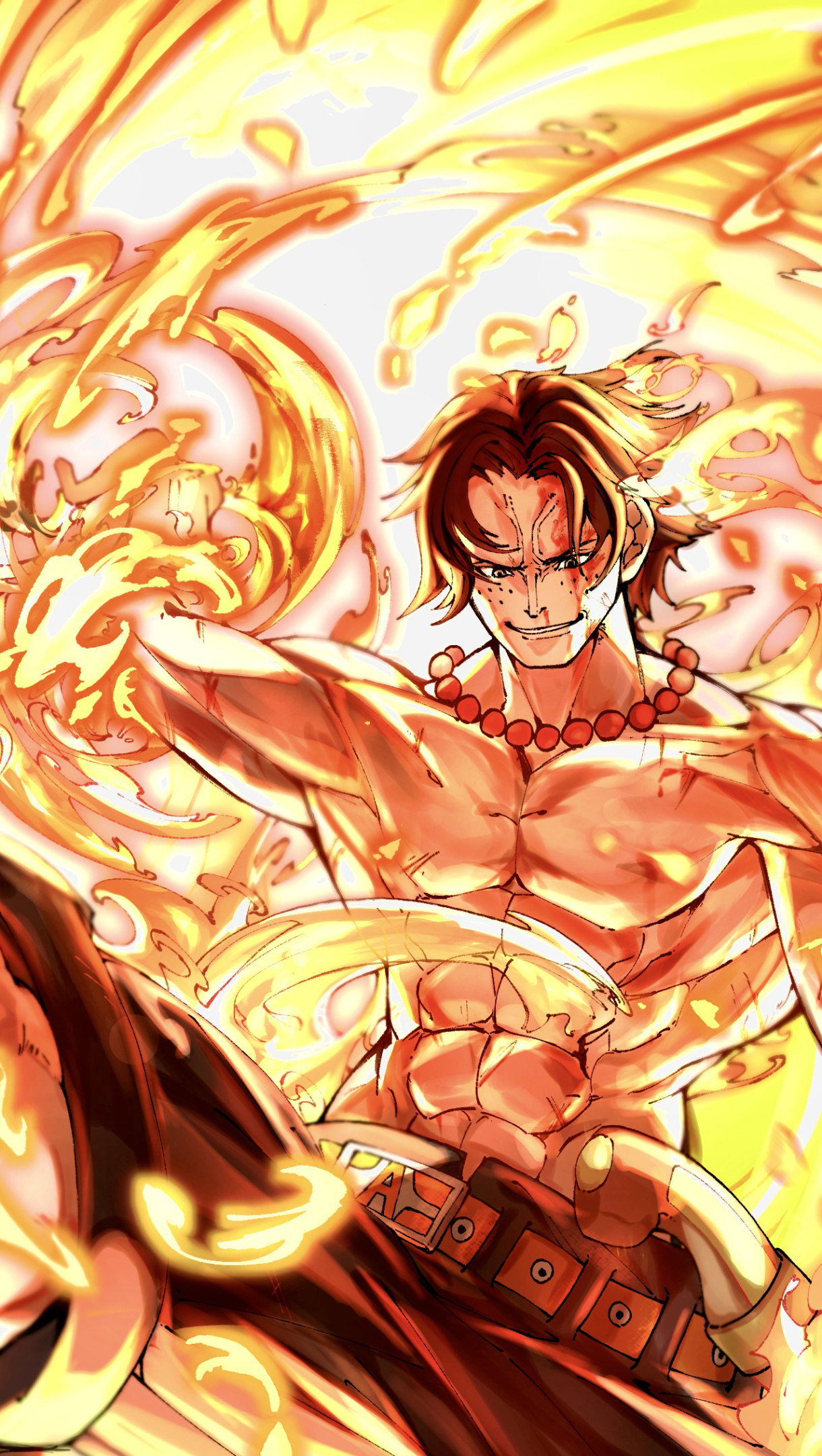 One Piece Ace iPhone Wallpapers Wallpaper Cave