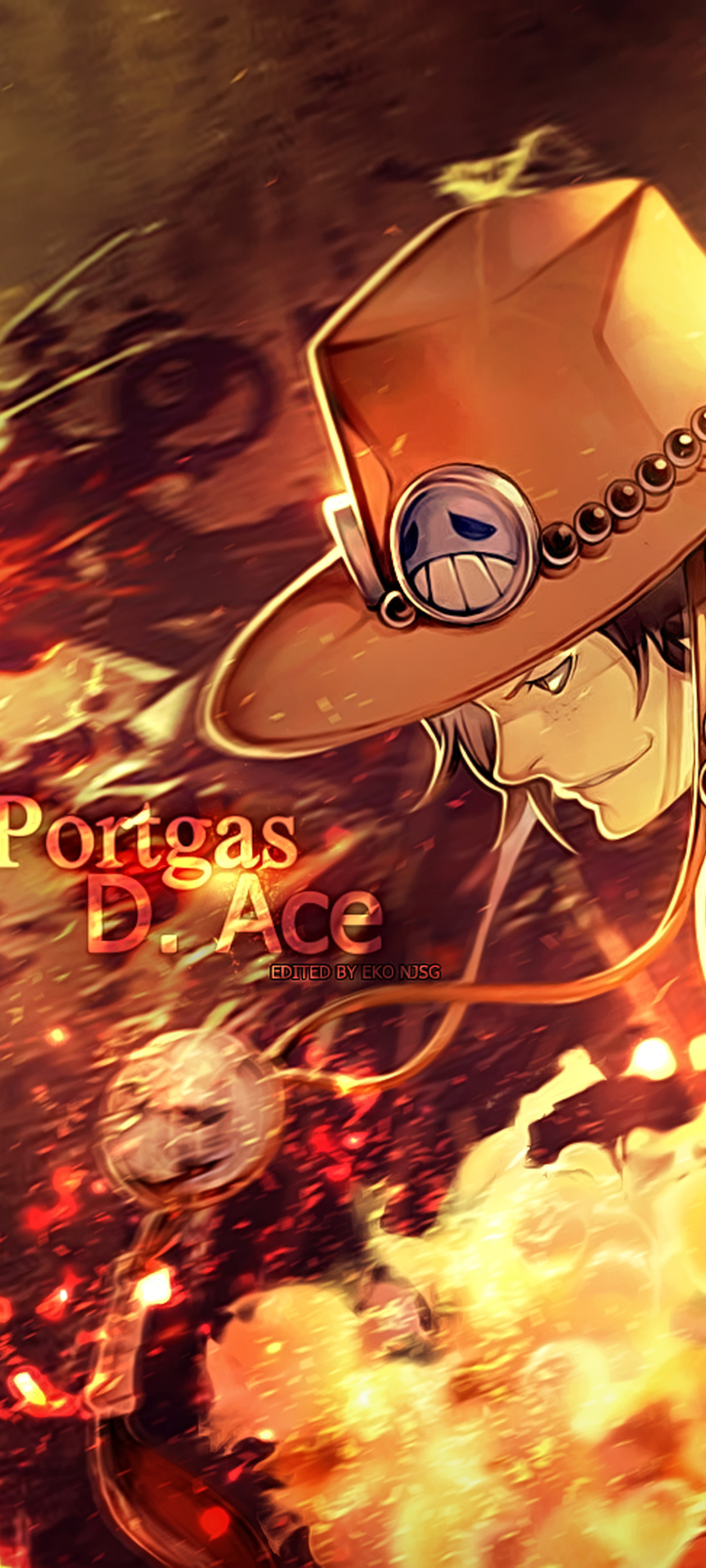 One Piece Ace iPhone Wallpapers Wallpaper Cave