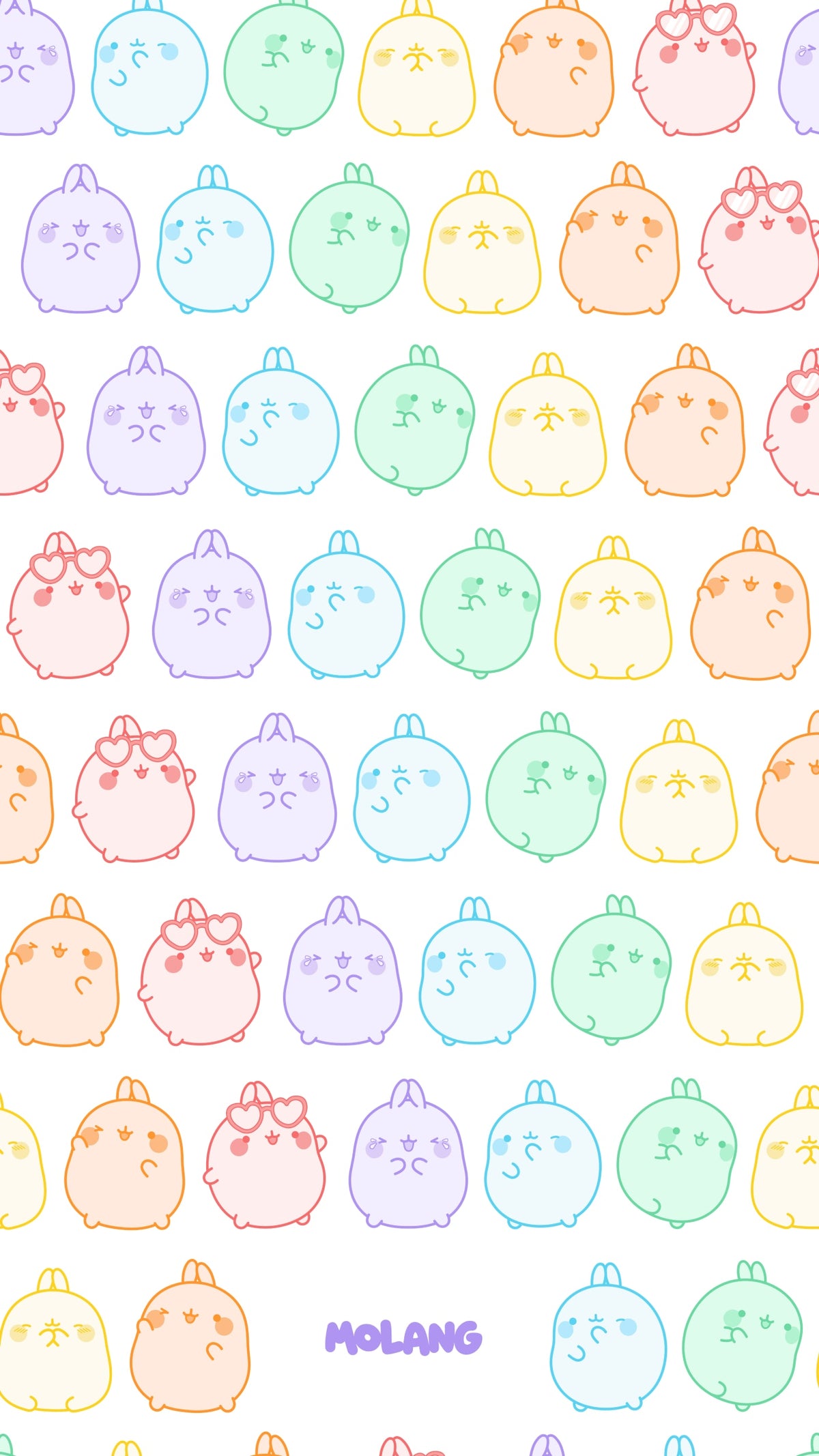 Molang Pink Wallpapers Wallpaper Cave