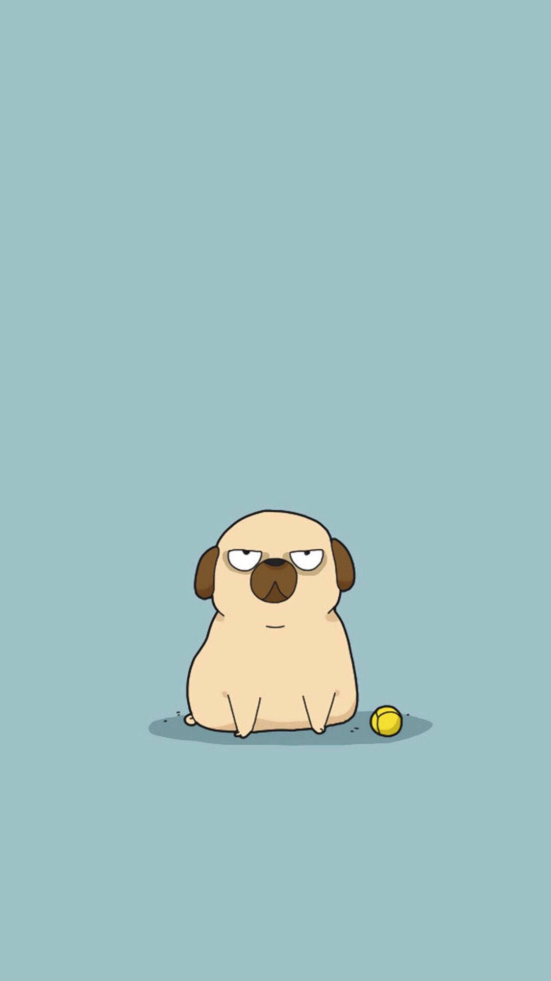 Cartoon Cute Dog Wallpapers Wallpaper Cave