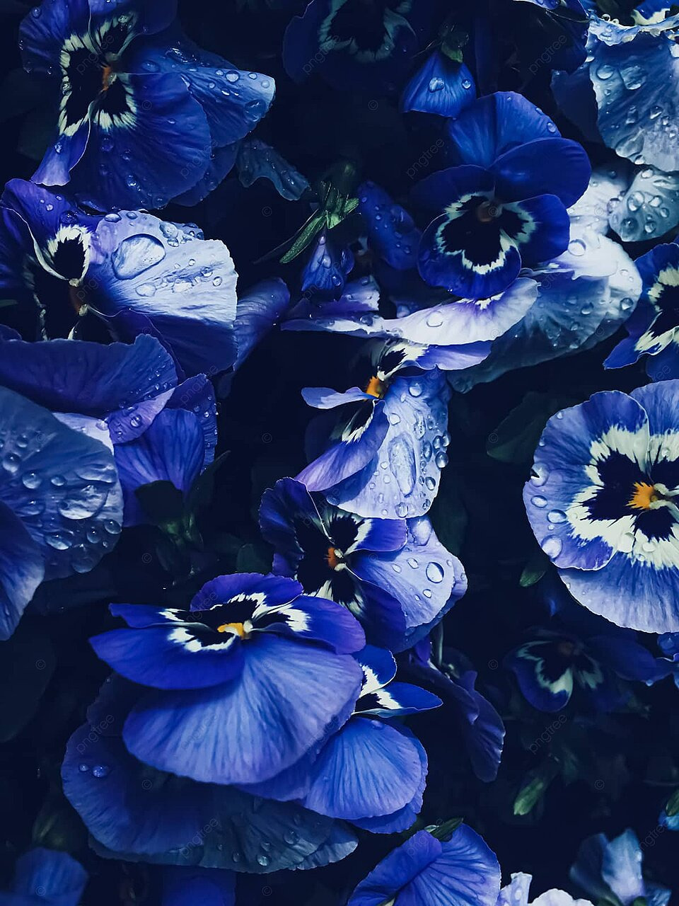 Blue Flowers iPhone Wallpapers Wallpaper Cave