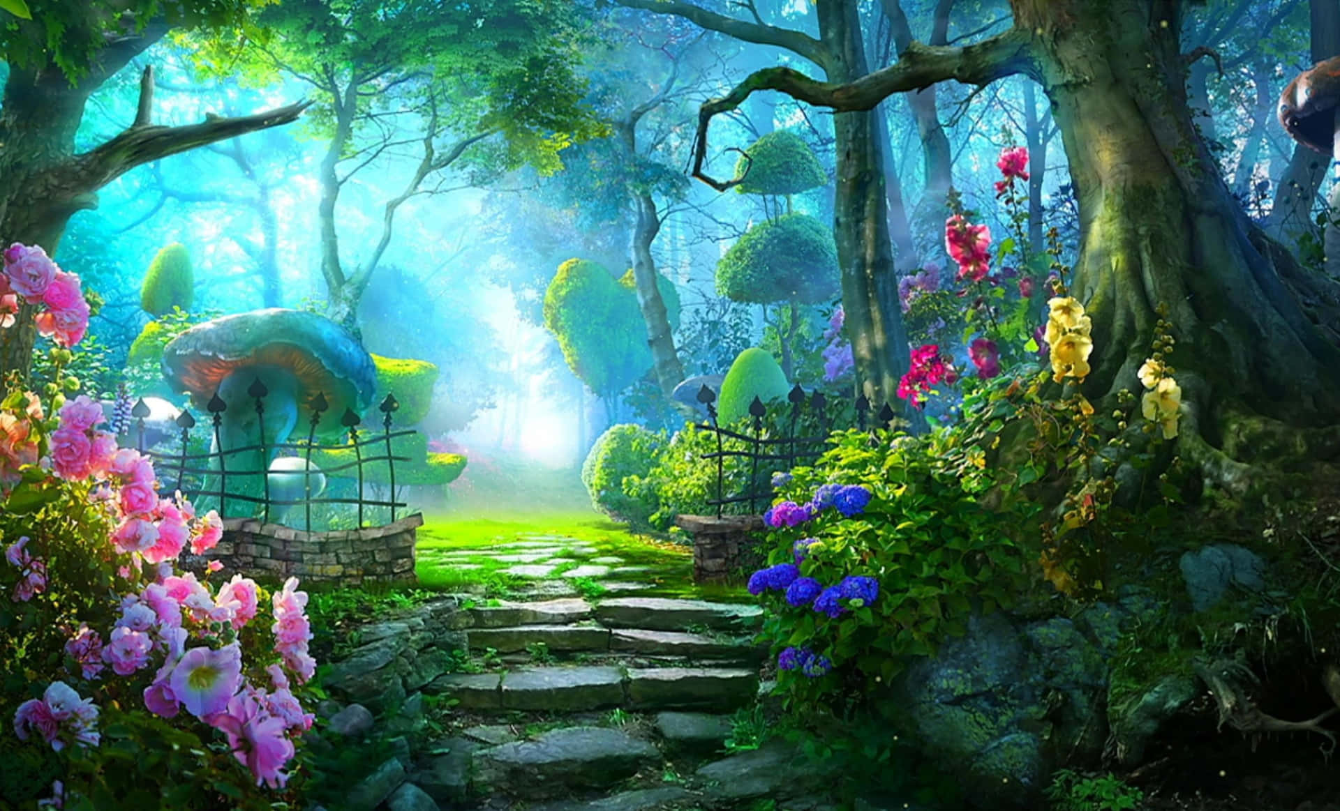 Magical Garden Wallpapers Wallpaper Cave