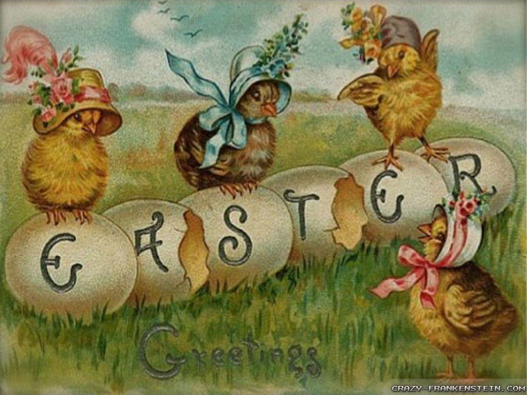 Easter Vintage Wallpapers Wallpaper Cave
