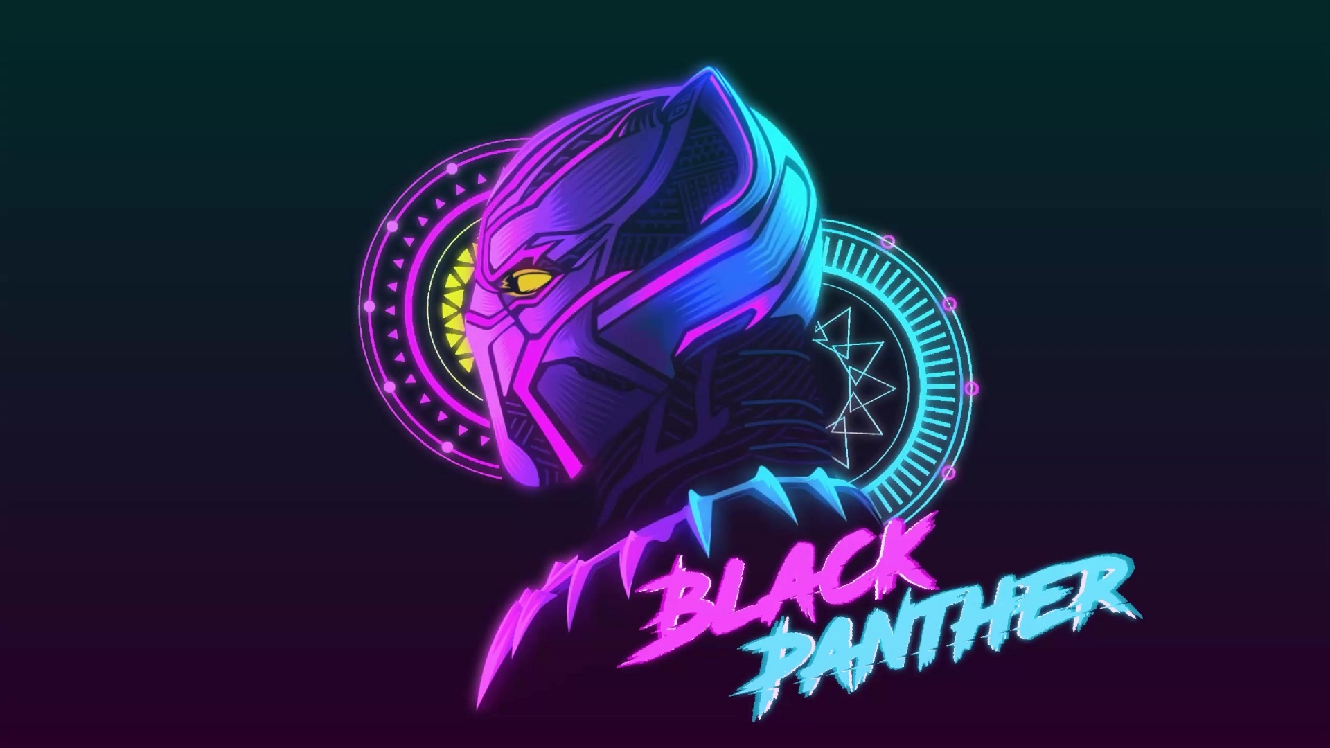 Black Panther Symbol Wallpapers Wallpaper Cave