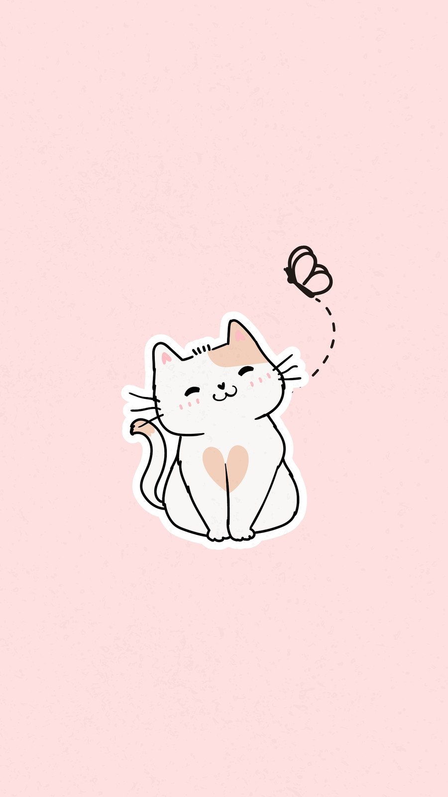 Cute Pink Cats Wallpapers Wallpaper Cave