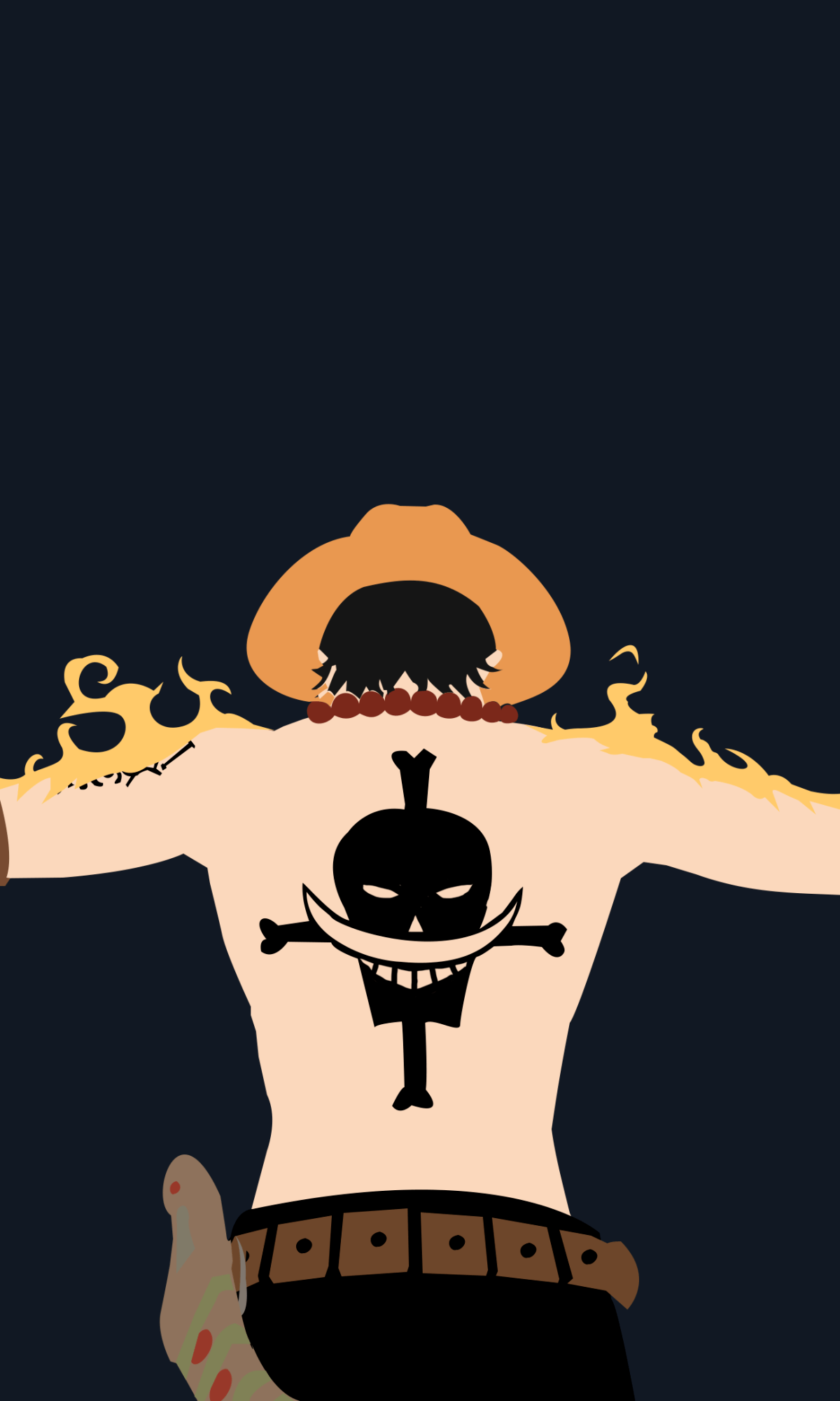 One Piece Ace iPhone Wallpapers Wallpaper Cave