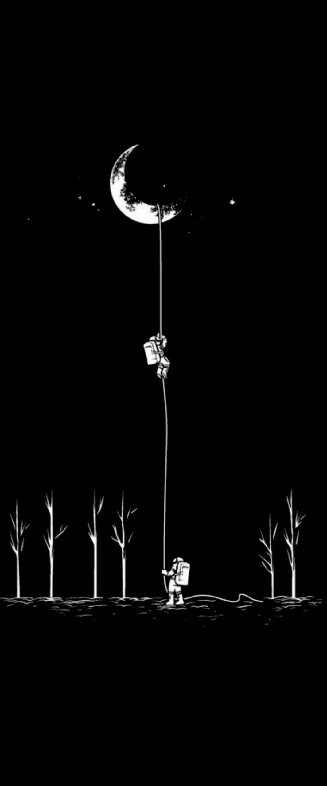 iPhone Black Minimalist Wallpapers Wallpaper Cave