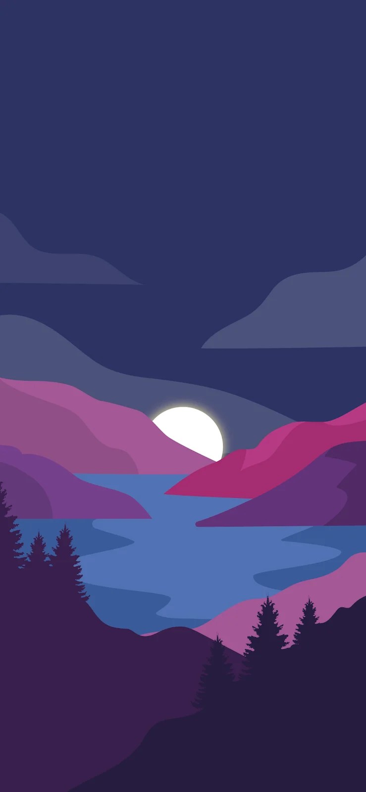 Minimal Landscape Phone Wallpapers Wallpaper Cave