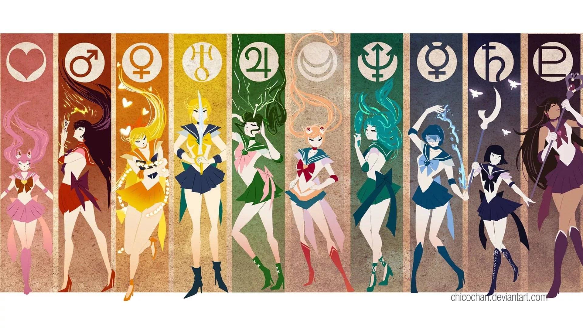 Sailor Moon All Characters Wallpapers Wallpaper Cave