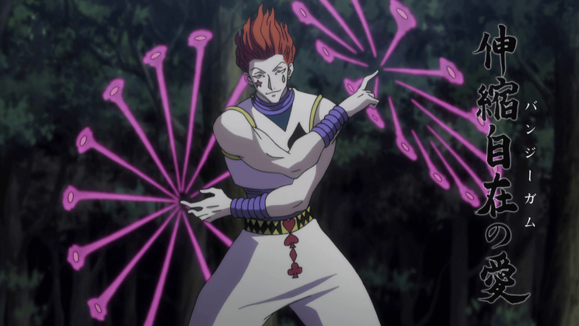 Download Hunter X Hunter Hisoka Hair Down PNG