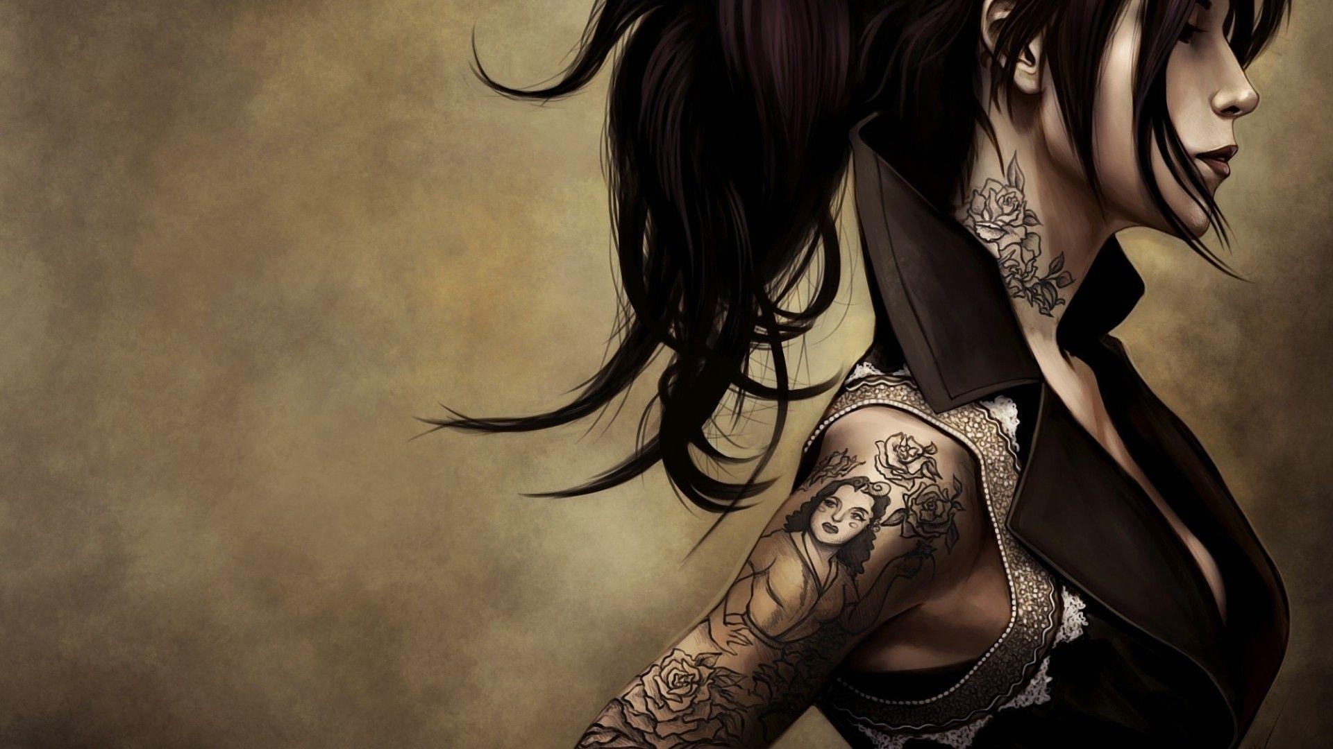 Tattoo Girl Wallpapers Wallpaper Cave