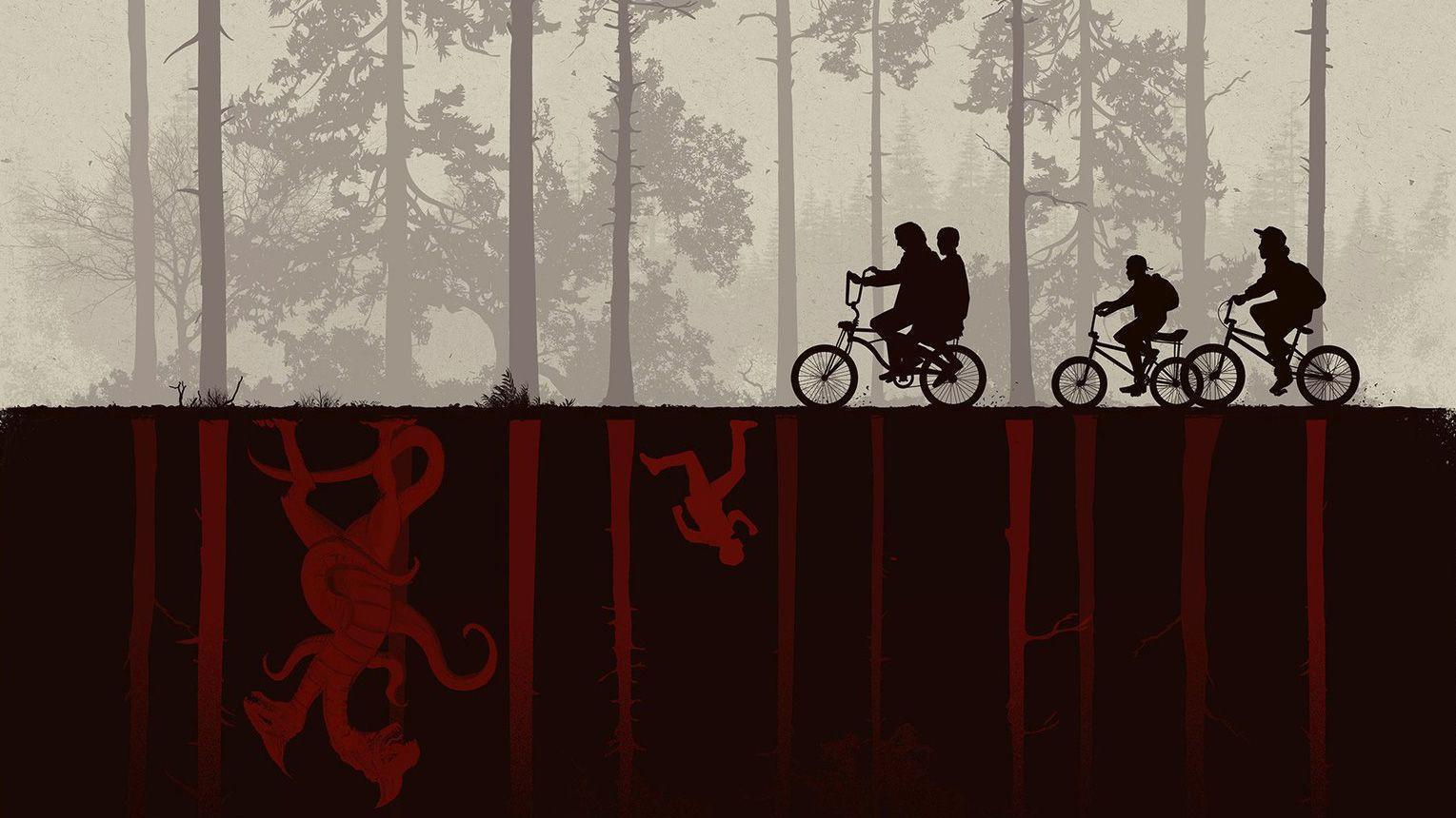 Stranger Things Screen Print Etsy New Zealand