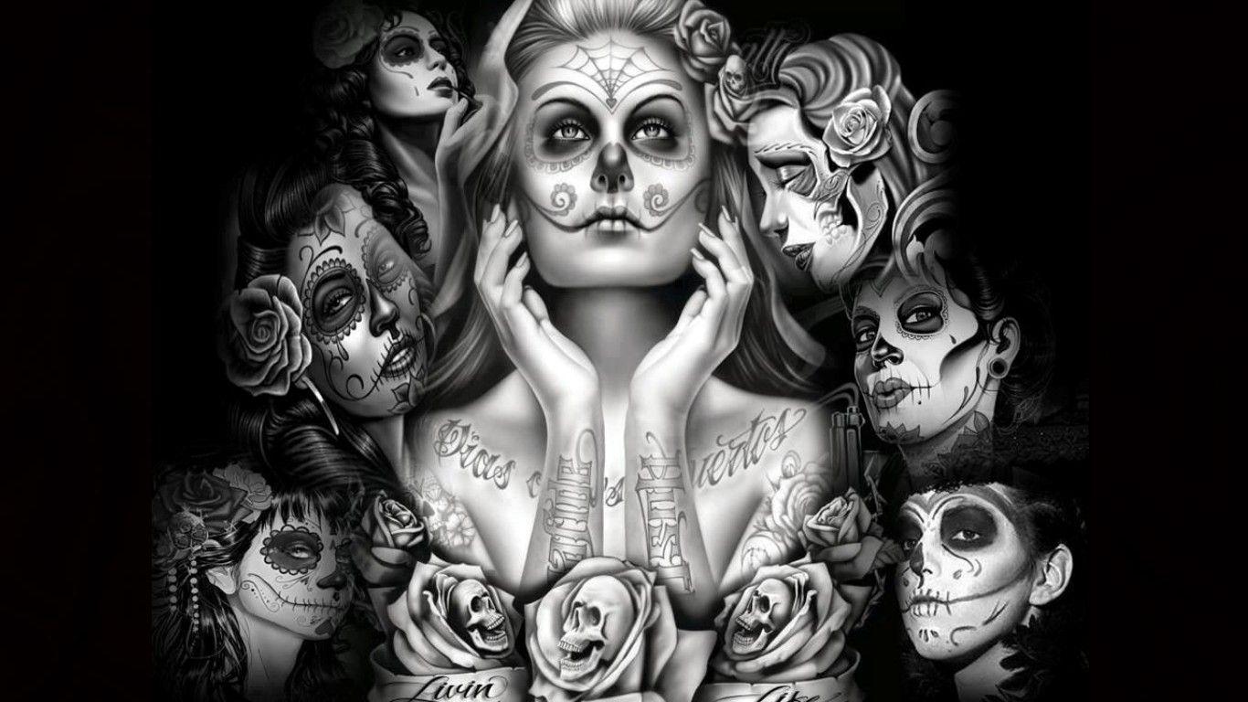 Sugar Skull Wallpapers Wallpaper Cave