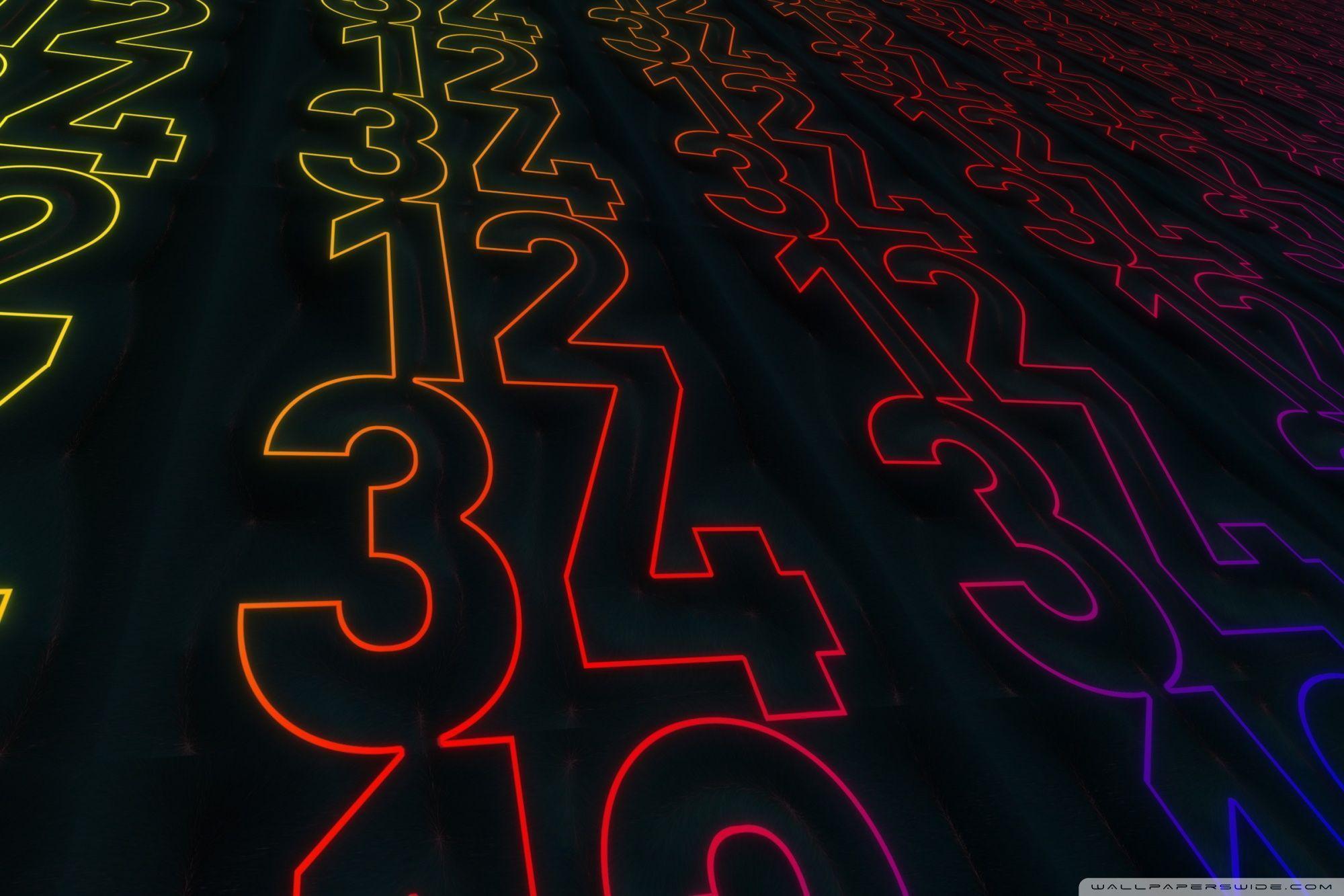 Numbers Wallpapers Wallpaper Cave