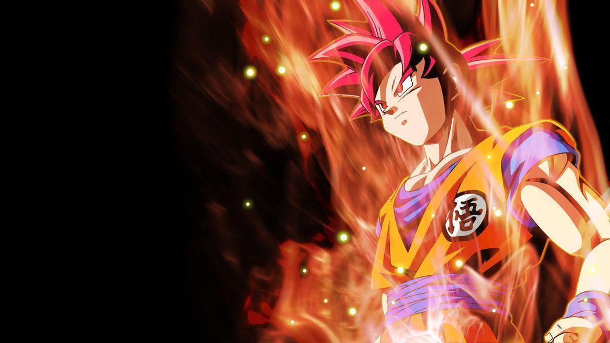 Goku Super Saiyan God Wallpapers Wallpaper Cave