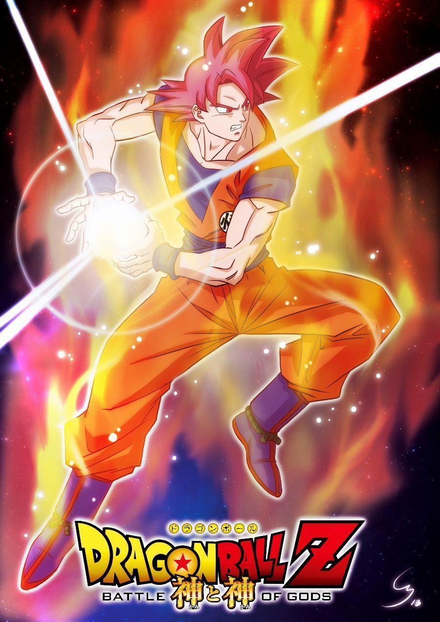 Goku Super Saiyan God Wallpapers Wallpaper Cave