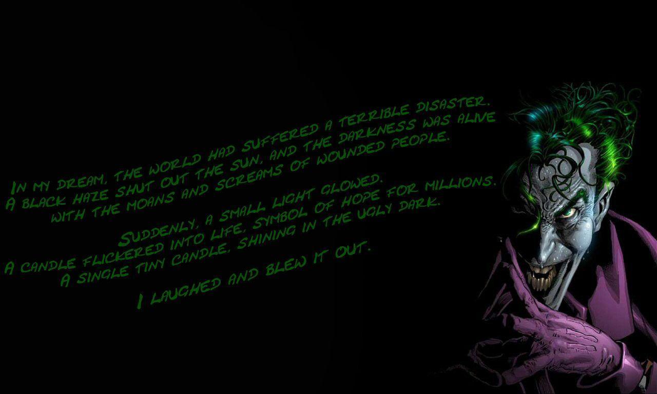 Joker Quotes Wallpapers Wallpaper Cave