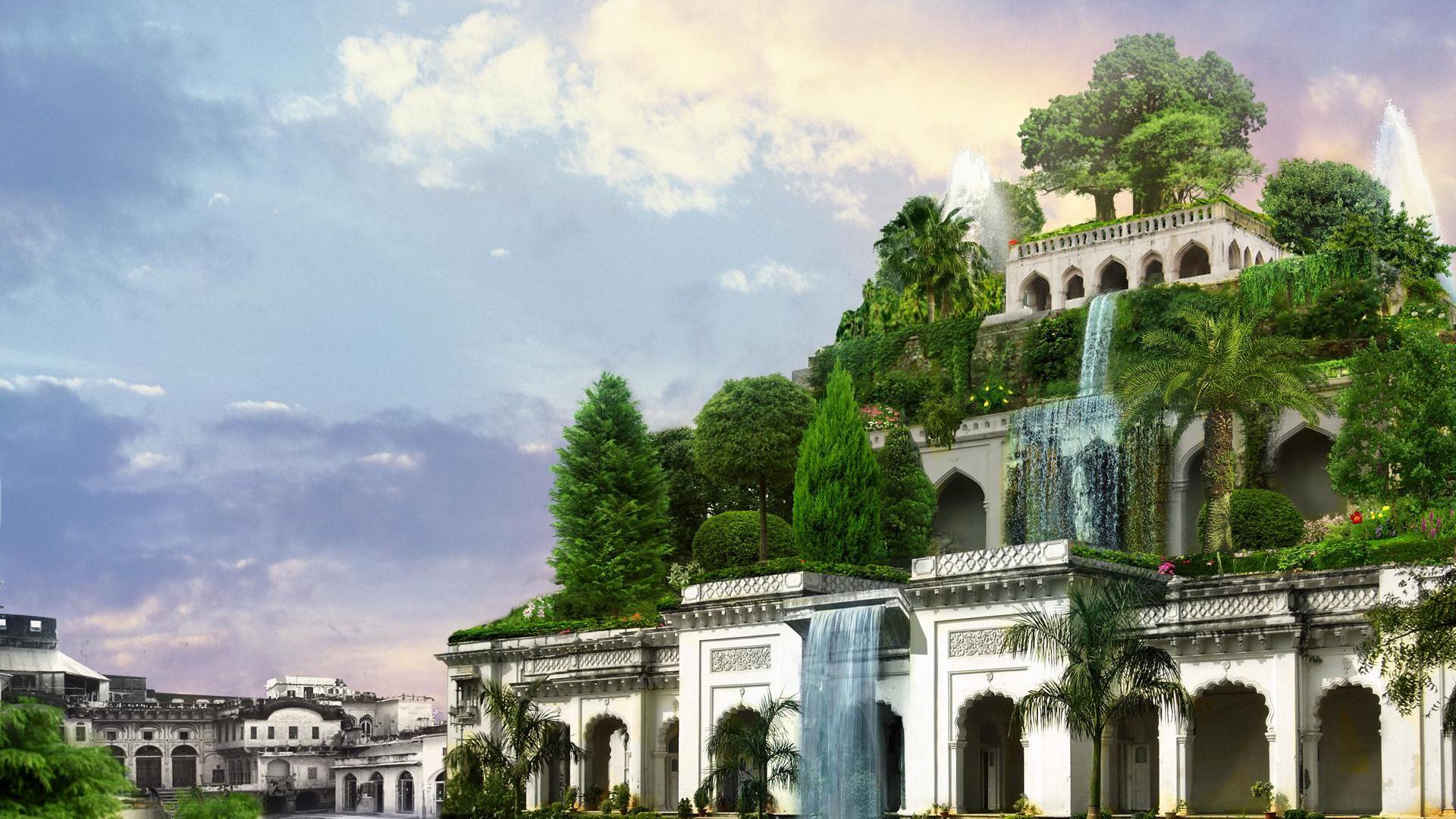 The Hanging Gardens Of Babylon Wallpapers Wallpaper Cave