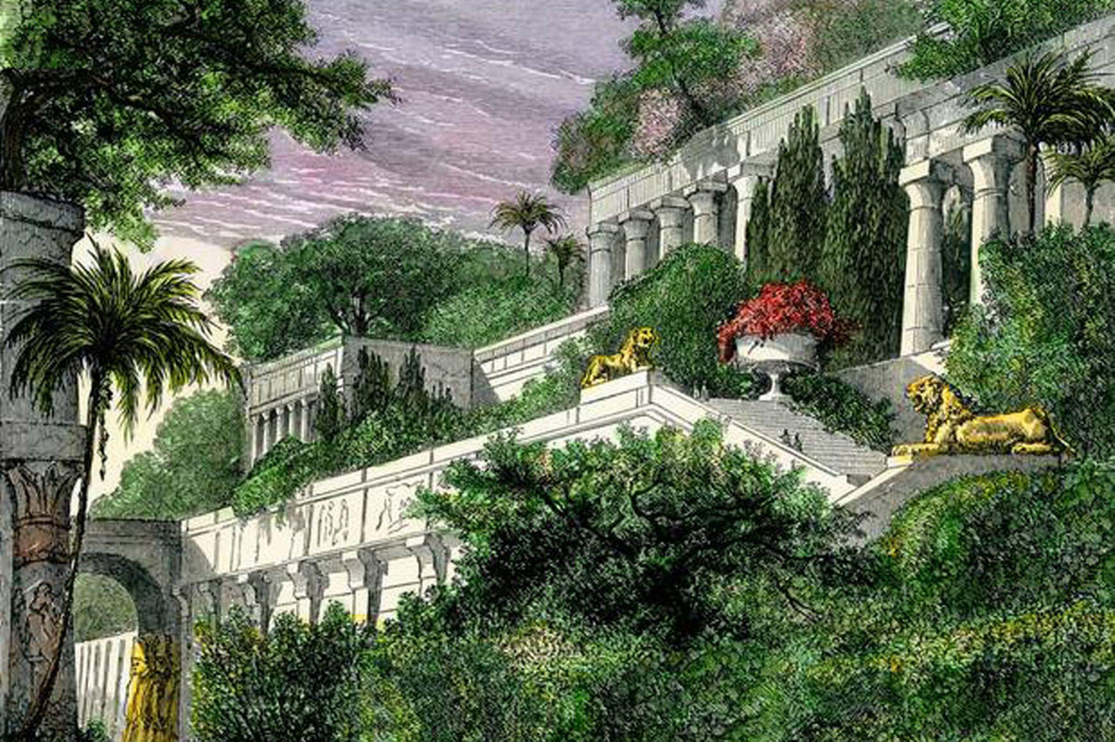 The Hanging Gardens Of Babylon Wallpapers Wallpaper Cave