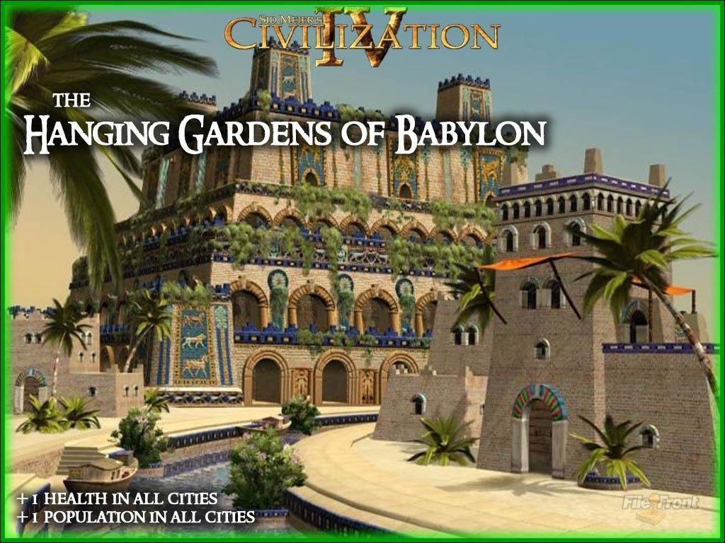 The Hanging Gardens Of Babylon Wallpapers Wallpaper Cave
