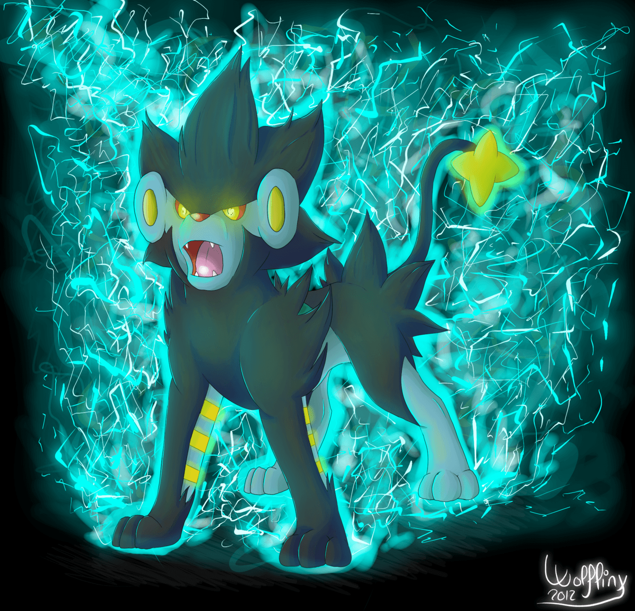 Luxray Wallpapers Wallpaper Cave