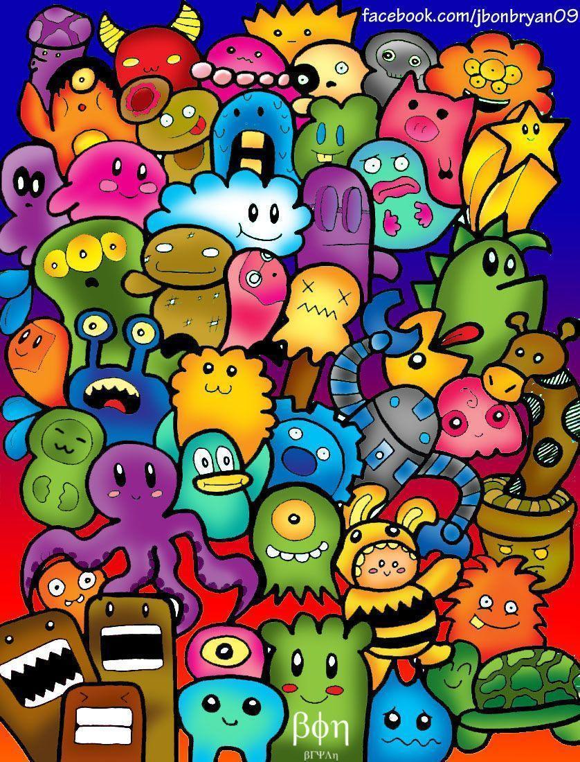 Monster Cute Wallpapers Wallpaper Cave