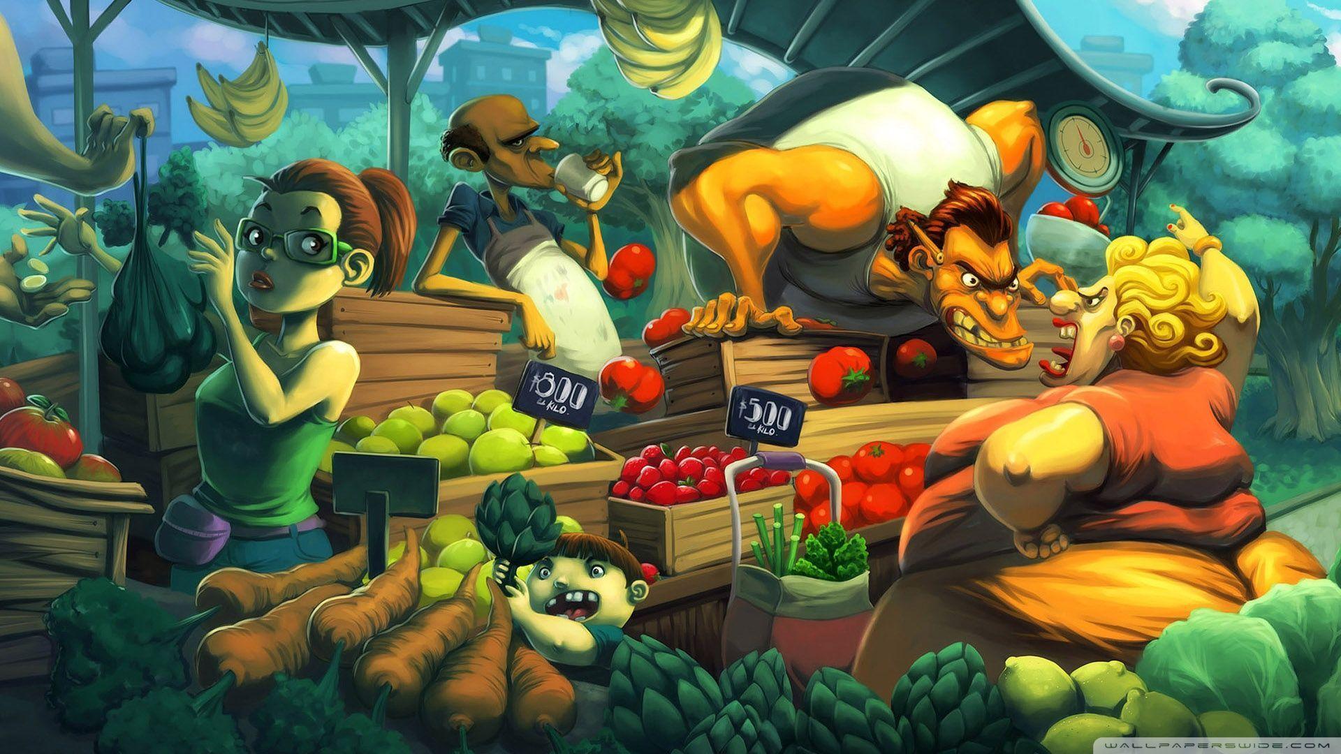 Market Wallpapers Wallpaper Cave