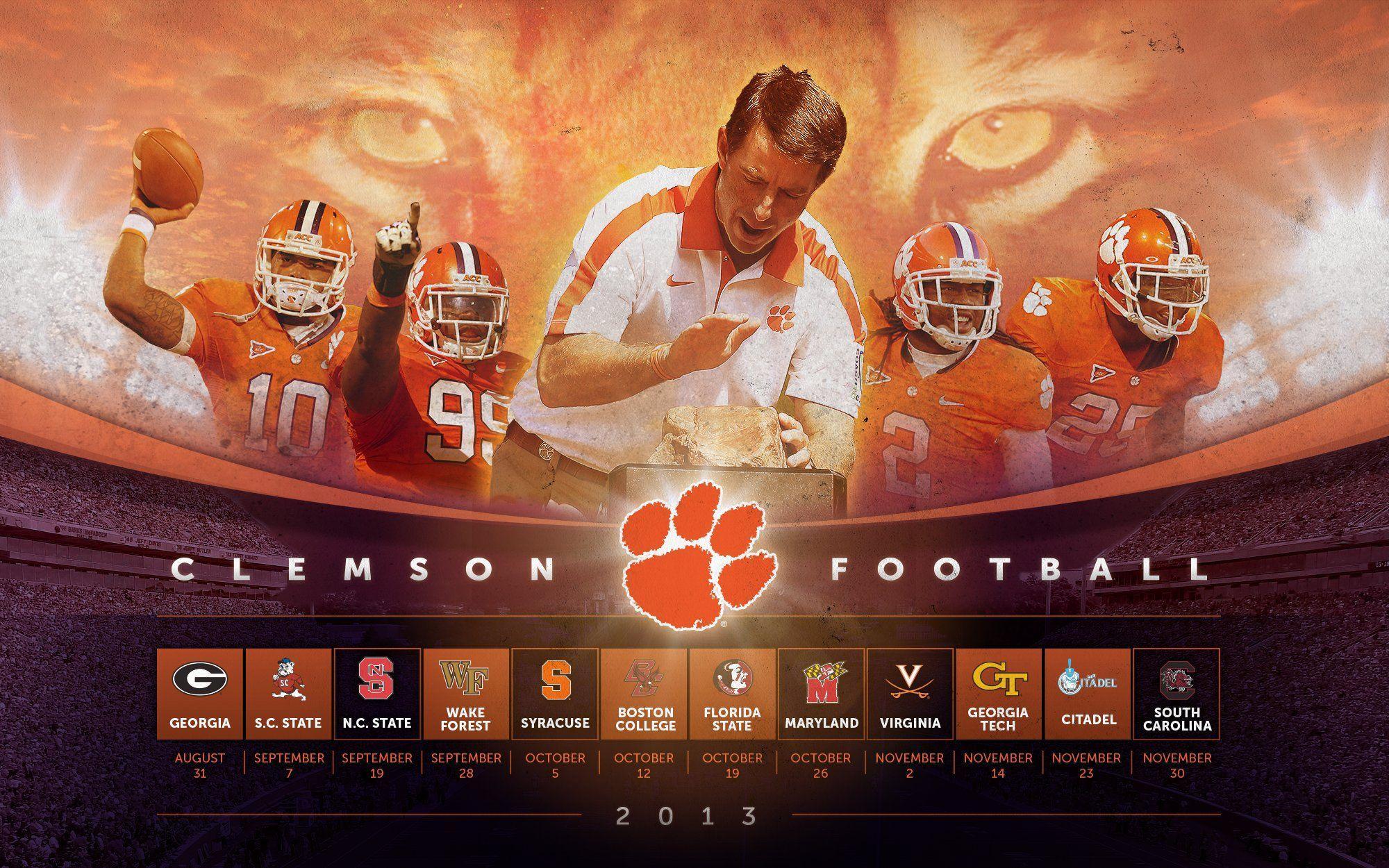 Clemson Tigers Wallpapers Wallpaper Cave
