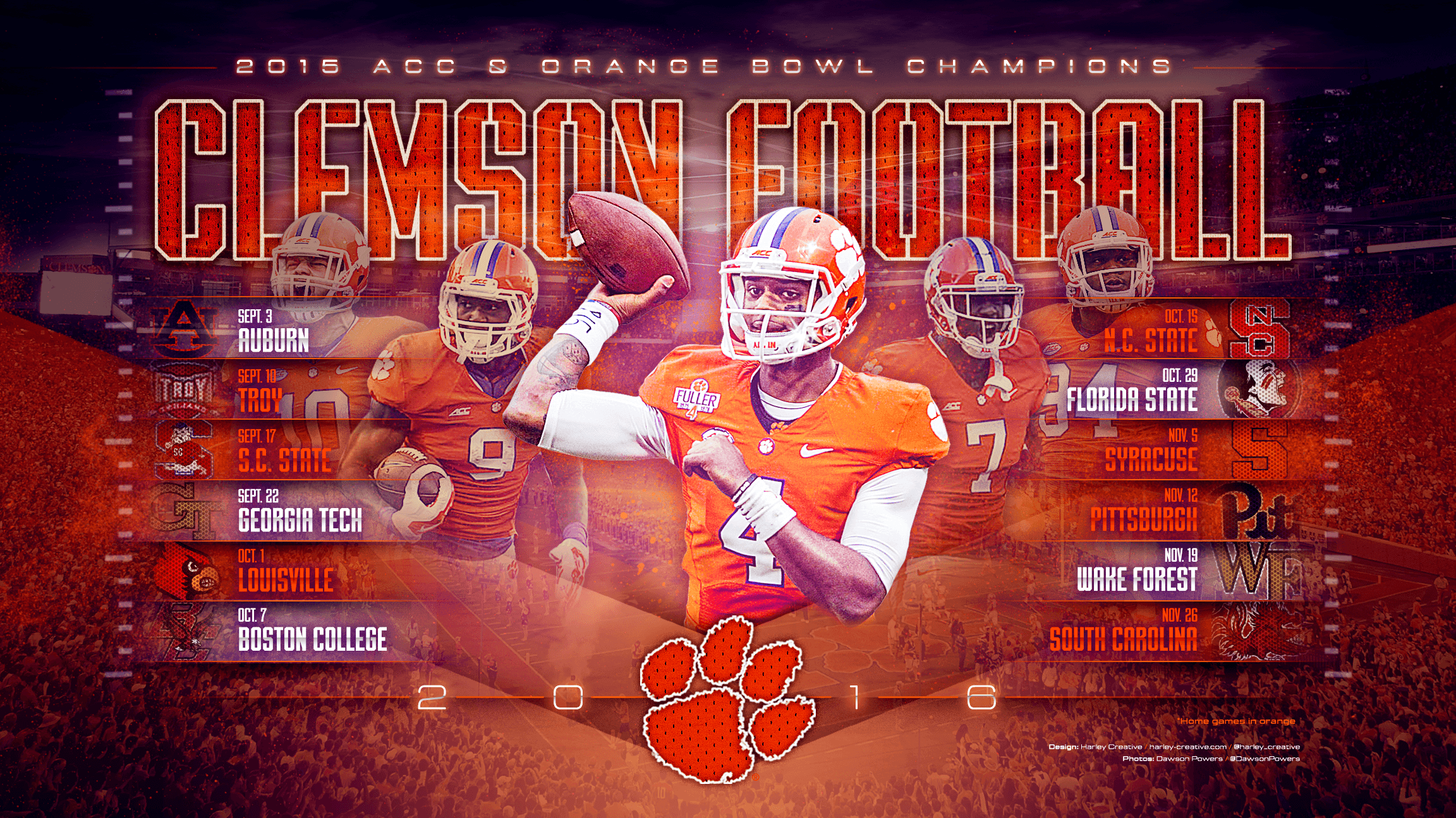 Clemson Tigers Wallpapers Wallpaper Cave