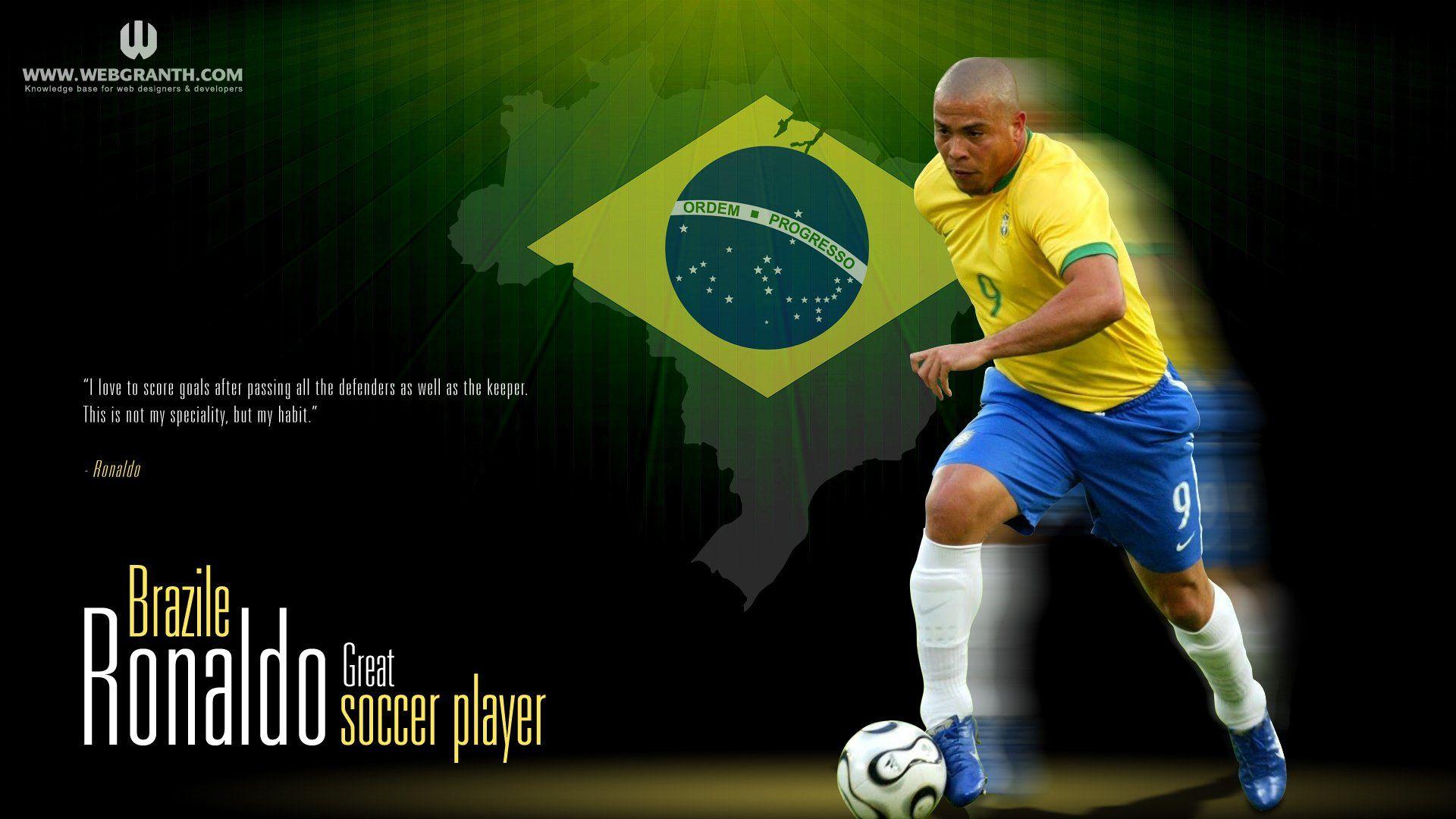 Ronaldo Brazil Wallpapers Wallpaper Cave