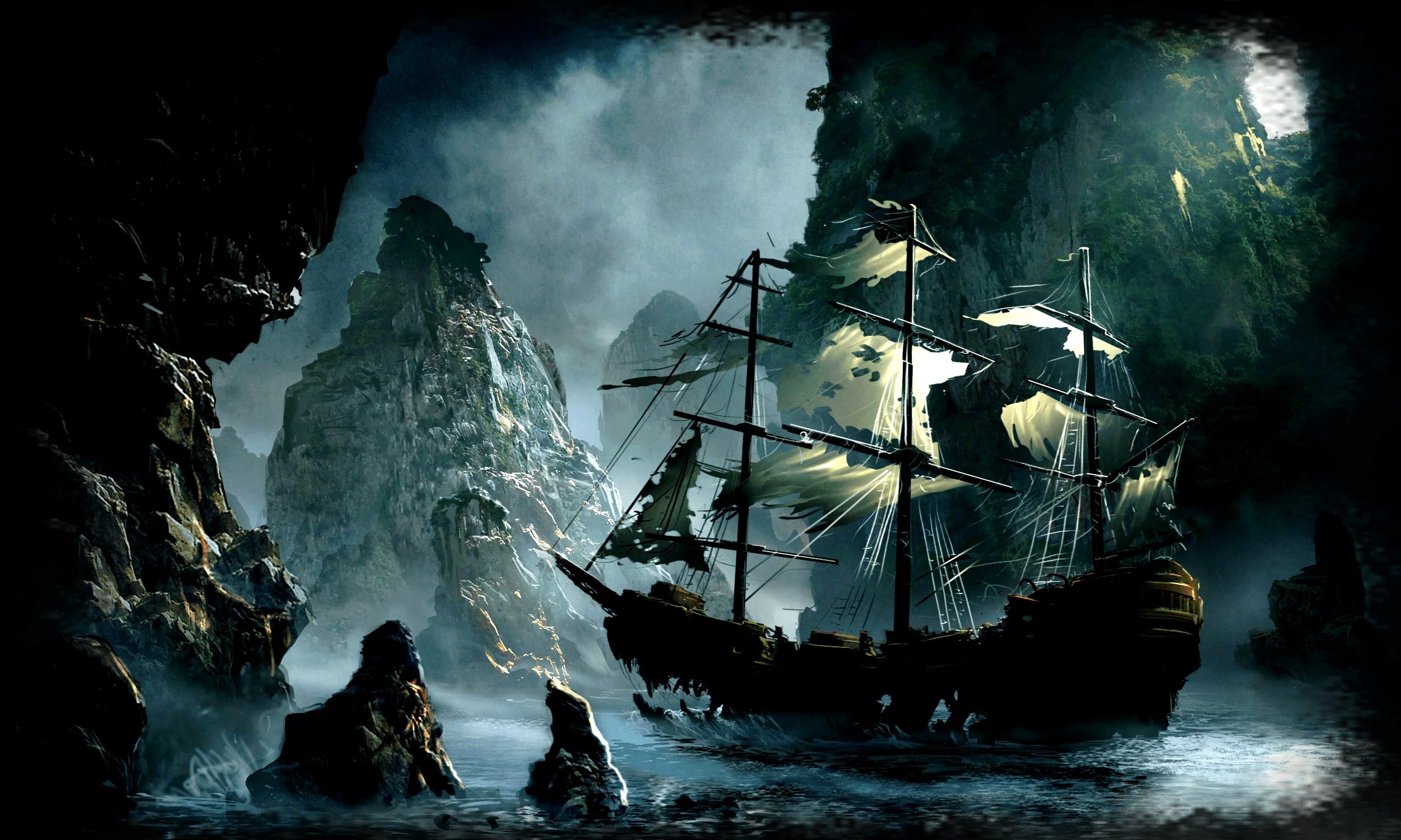 4k Pirate Ship Wallpapers Wallpaper Cave
