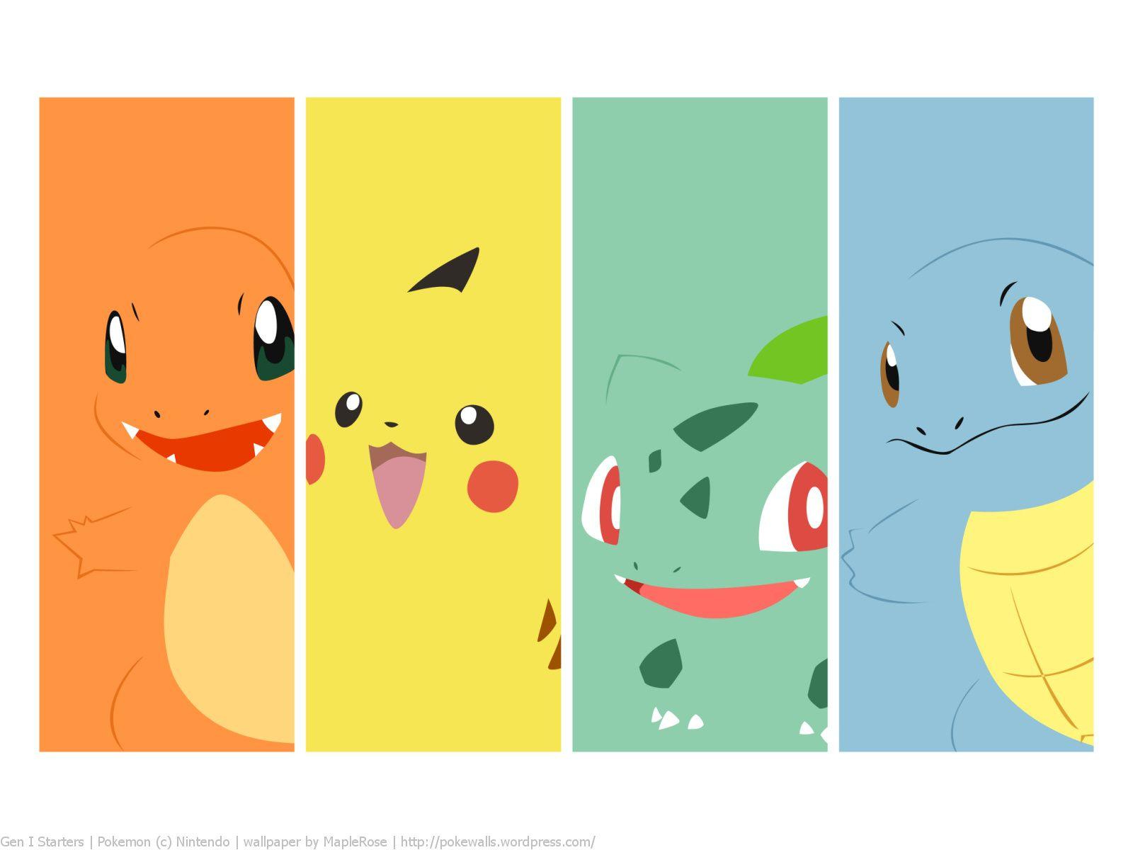 Starter Pokémon Wallpapers Wallpaper Cave