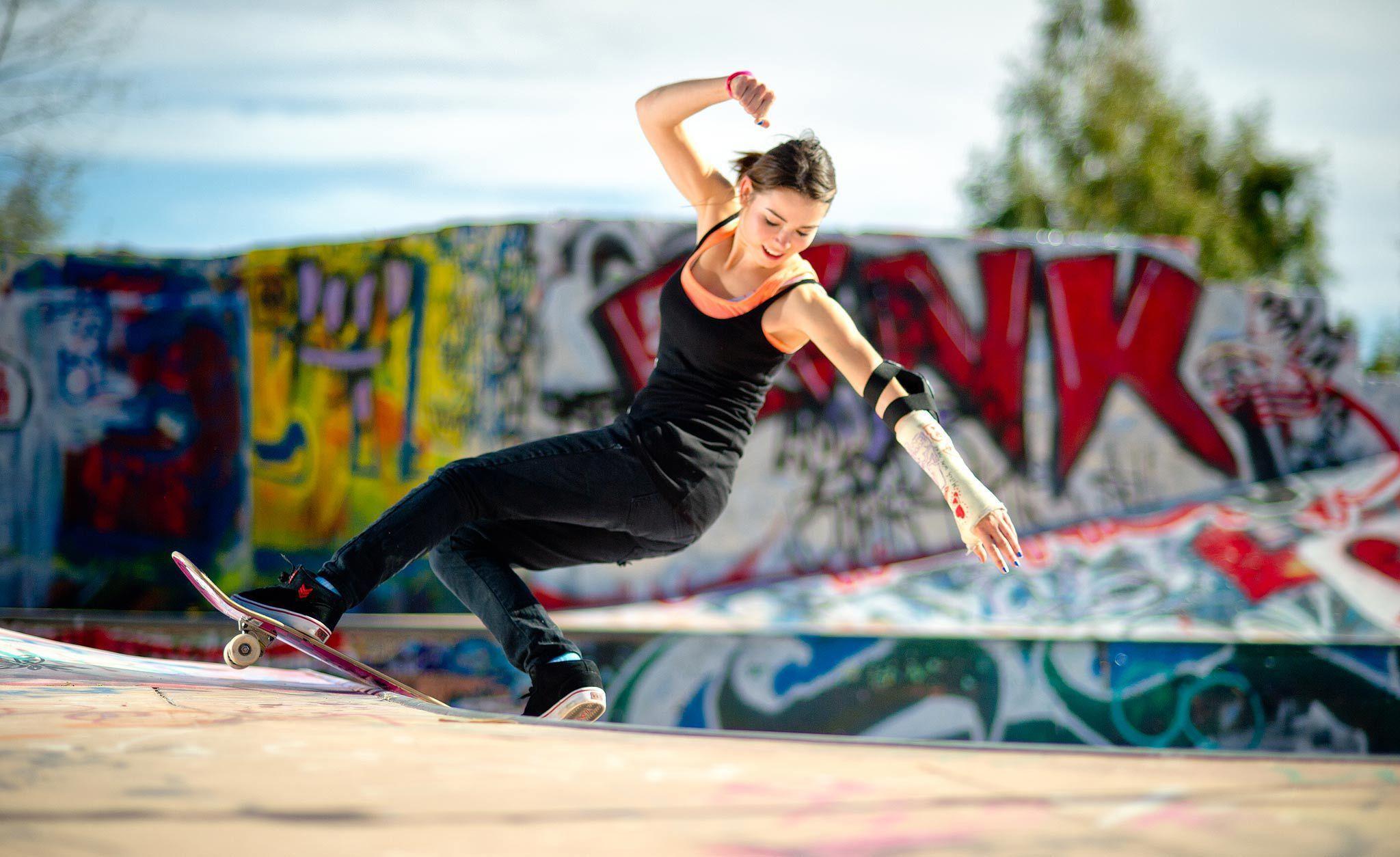 Skateboard Girls Wallpapers Wallpaper Cave