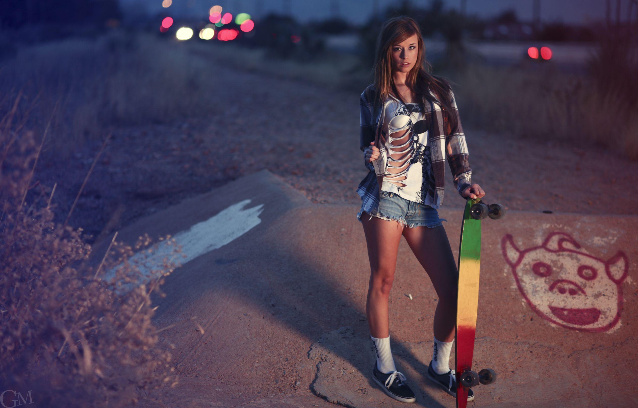 Skateboard Girls Wallpapers Wallpaper Cave