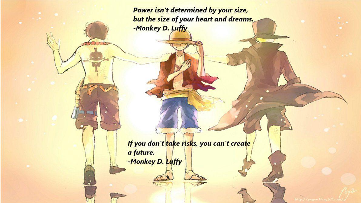 One Piece Quotes Wallpapers Wallpaper Cave
